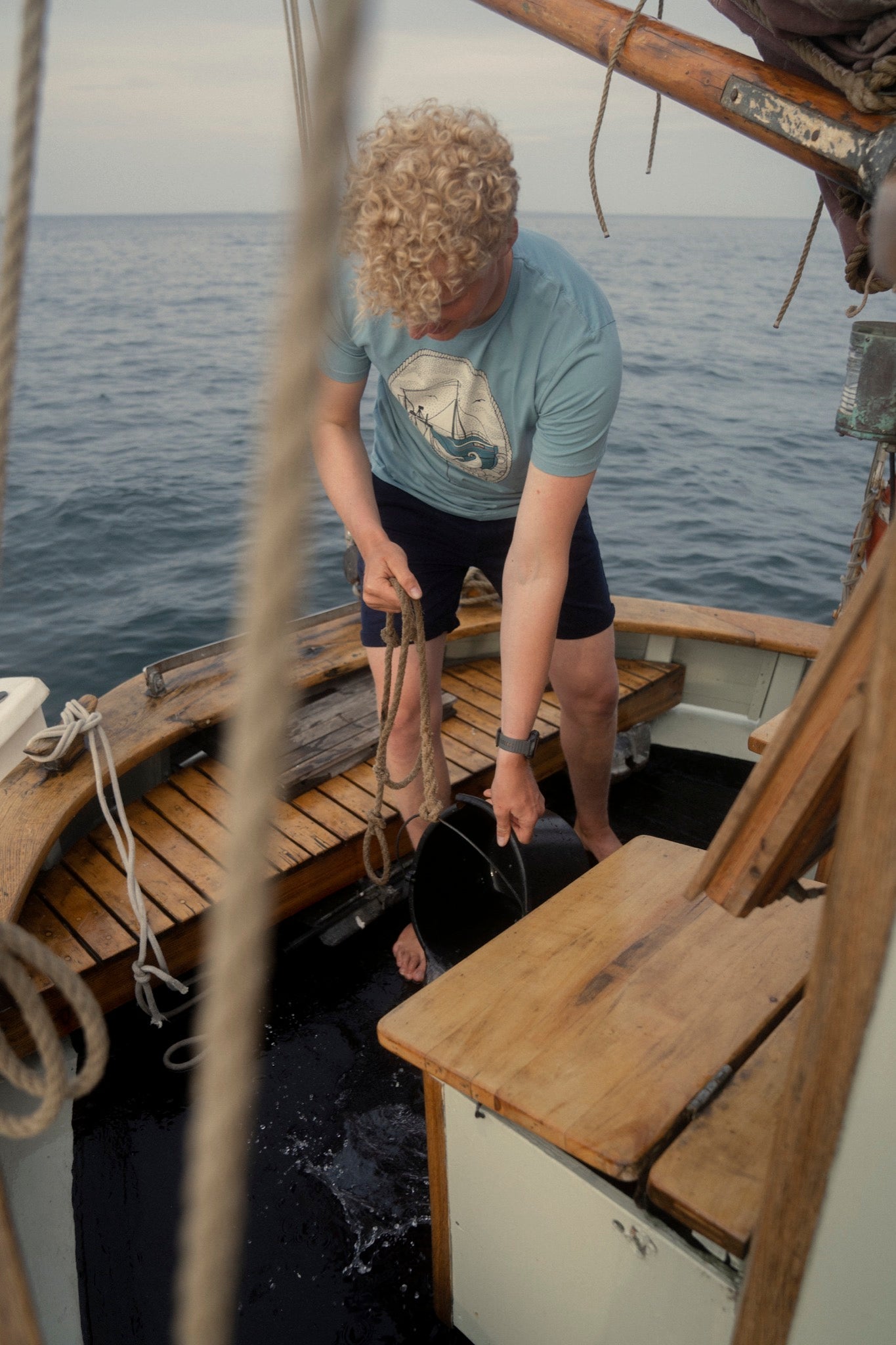 LAKOR HM84 T-shirt T-Shirt Light Blue