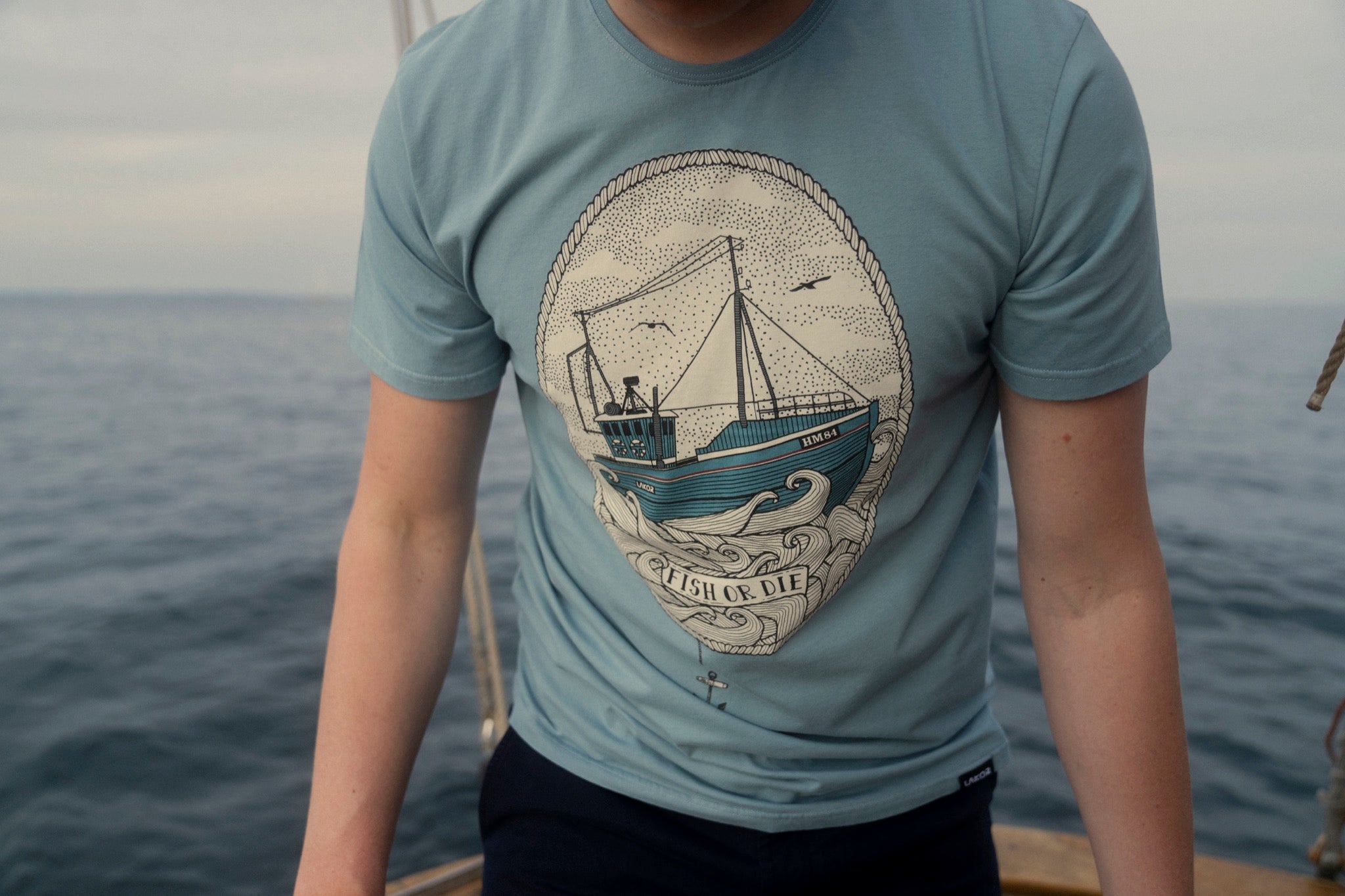 LAKOR HM84 T-shirt T-Shirt Light Blue