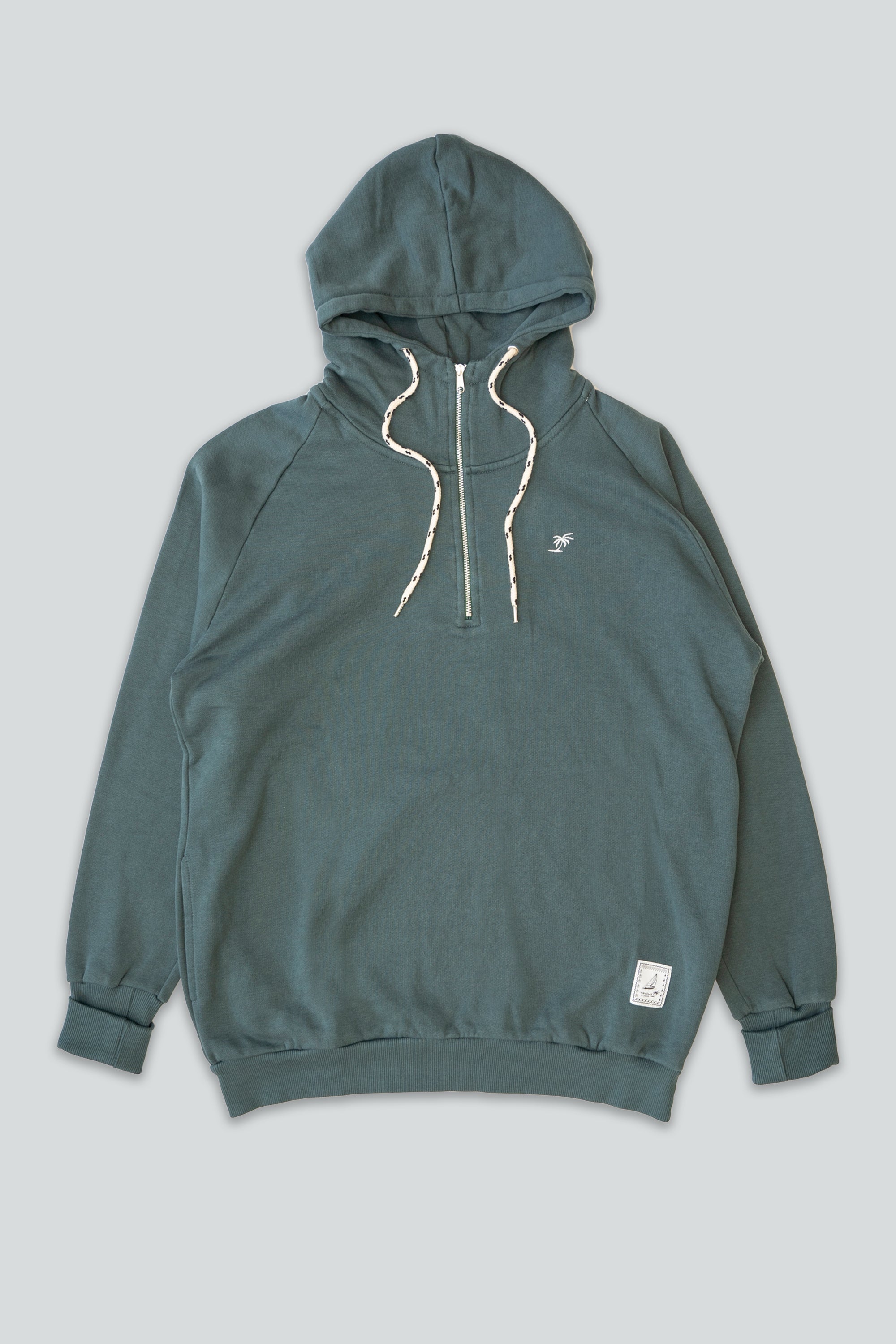 LAKOR Havana Anorak Hood Sweatshirt Dark Green