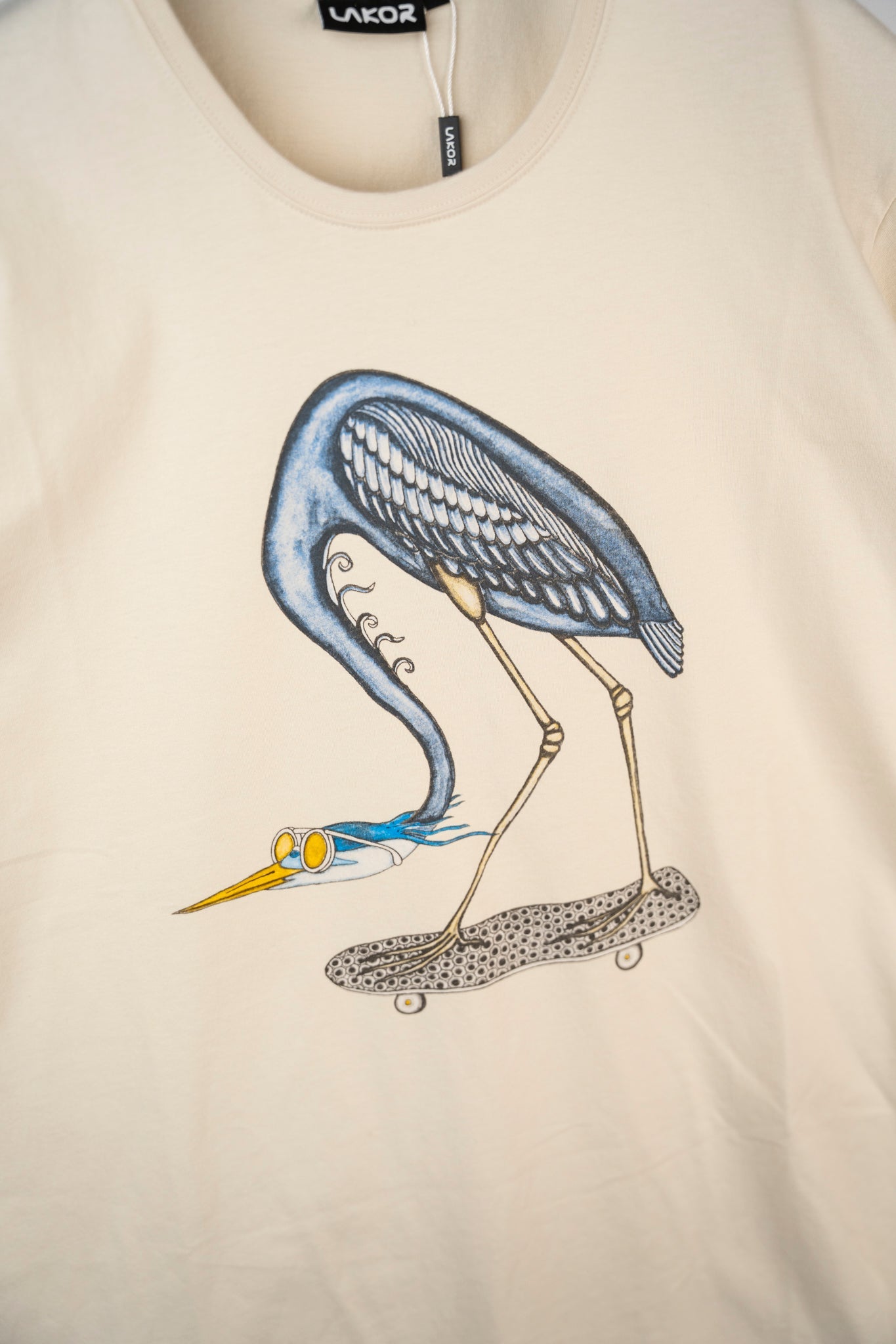 LAKOR Heron Skate T-shirt T-Shirt Rainy Day