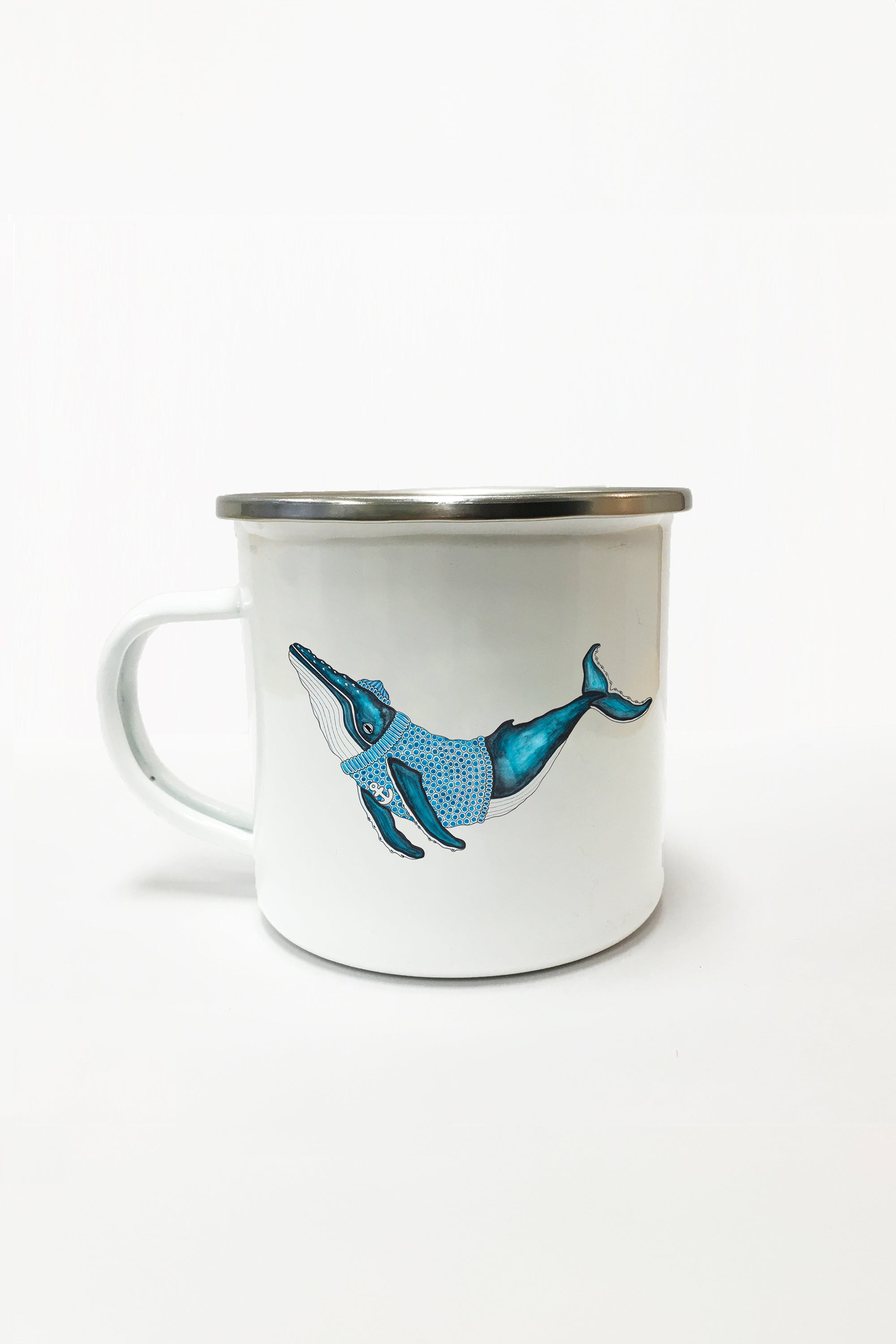 Humpback Whale Enamel Mug