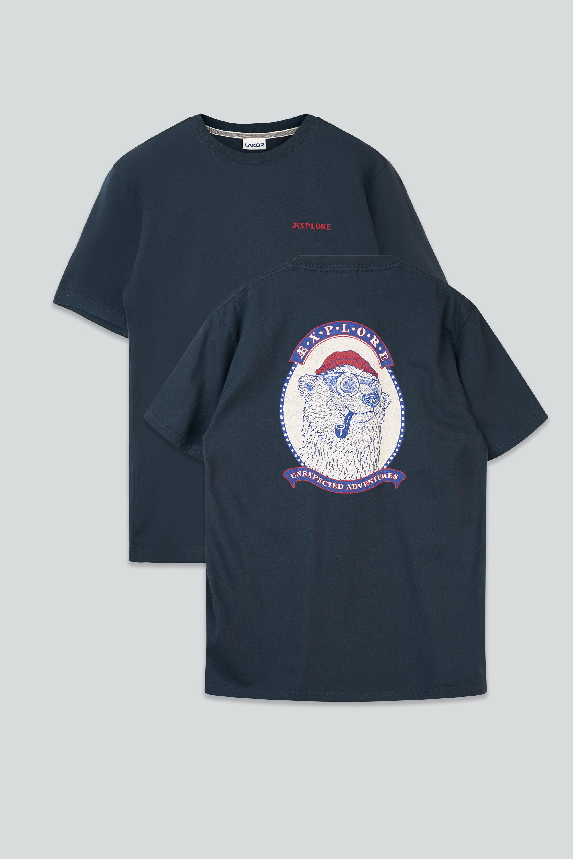 LAKOR Ice Bear Adventure T-shirt T-Shirt Blueberry