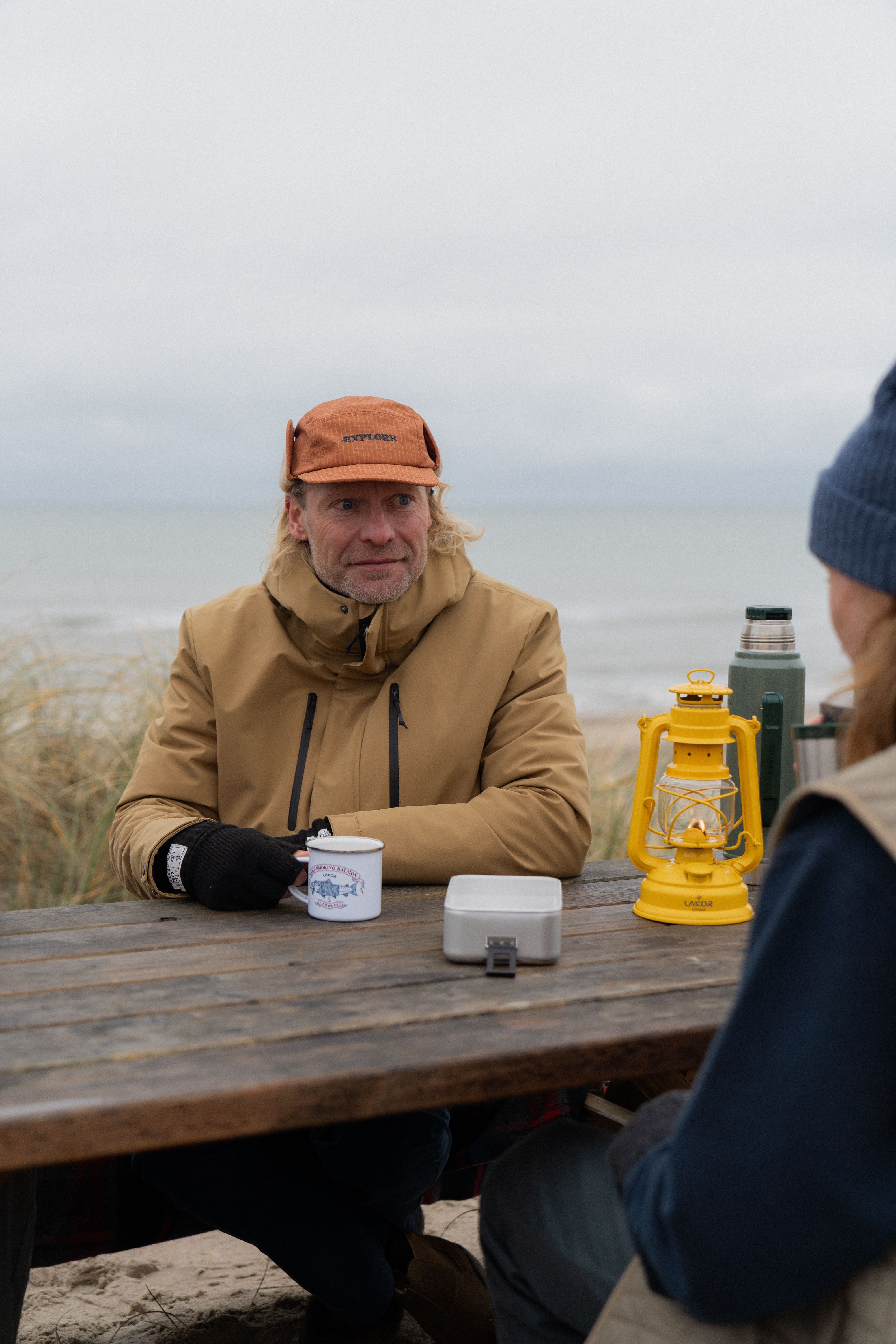 The Smoking Salmon Enamel Mug