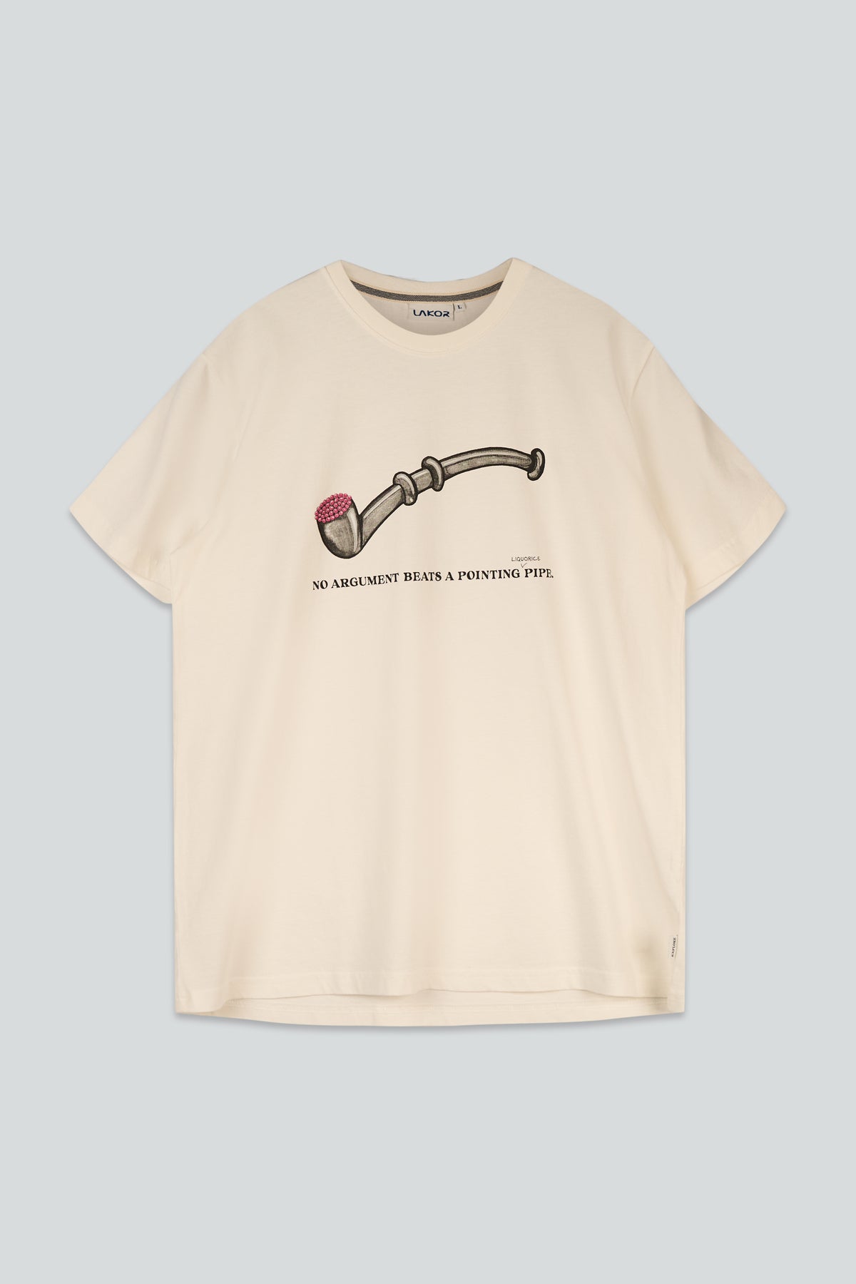 LAKOR Lakridspibe T-shirt T-Shirt Star White