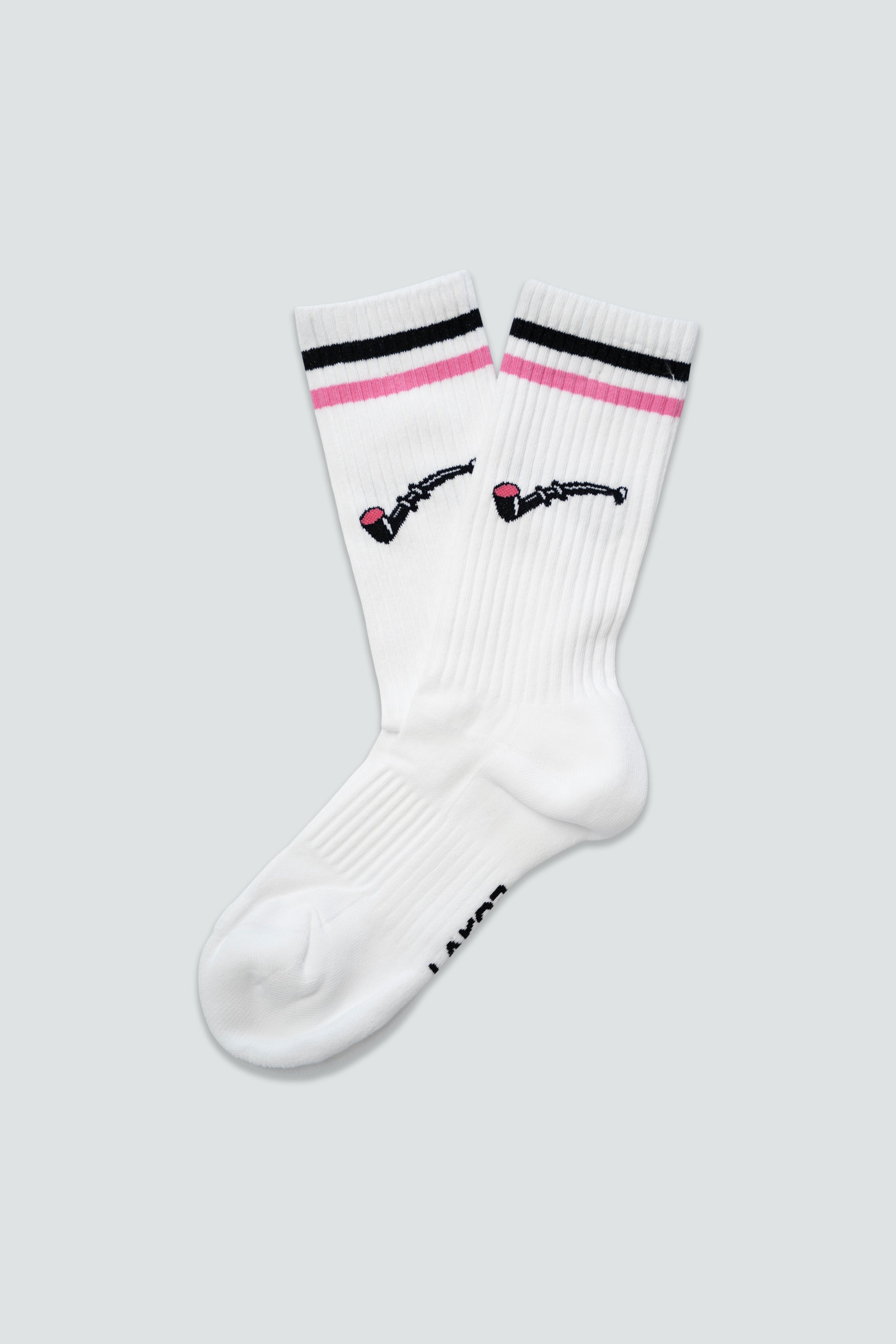LAKOR Lakridspibe Tennis Socks Tennis Socks White
