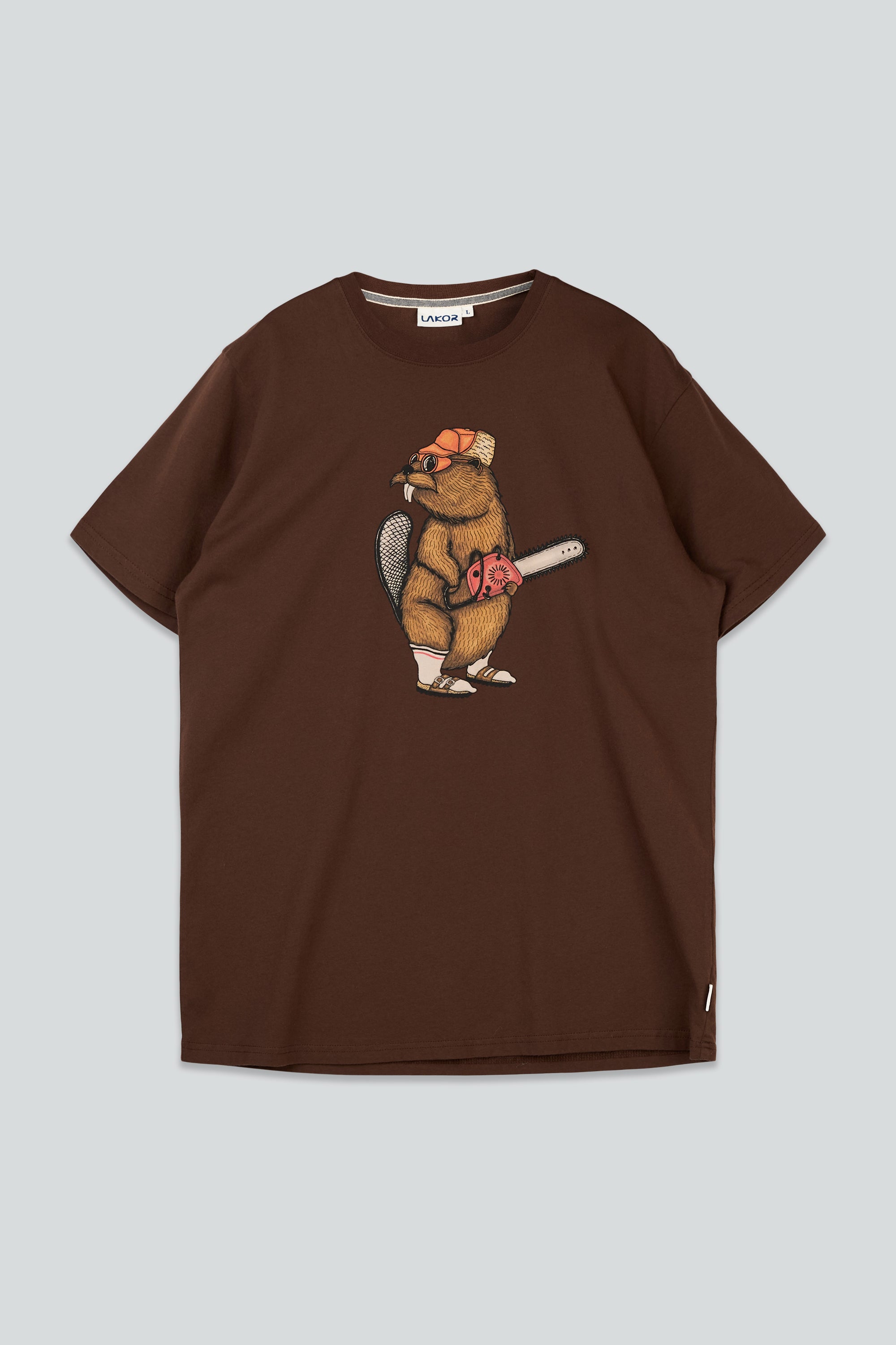 LAKOR Lazy Lumber T-shirt T-Shirt Chicory Coffee