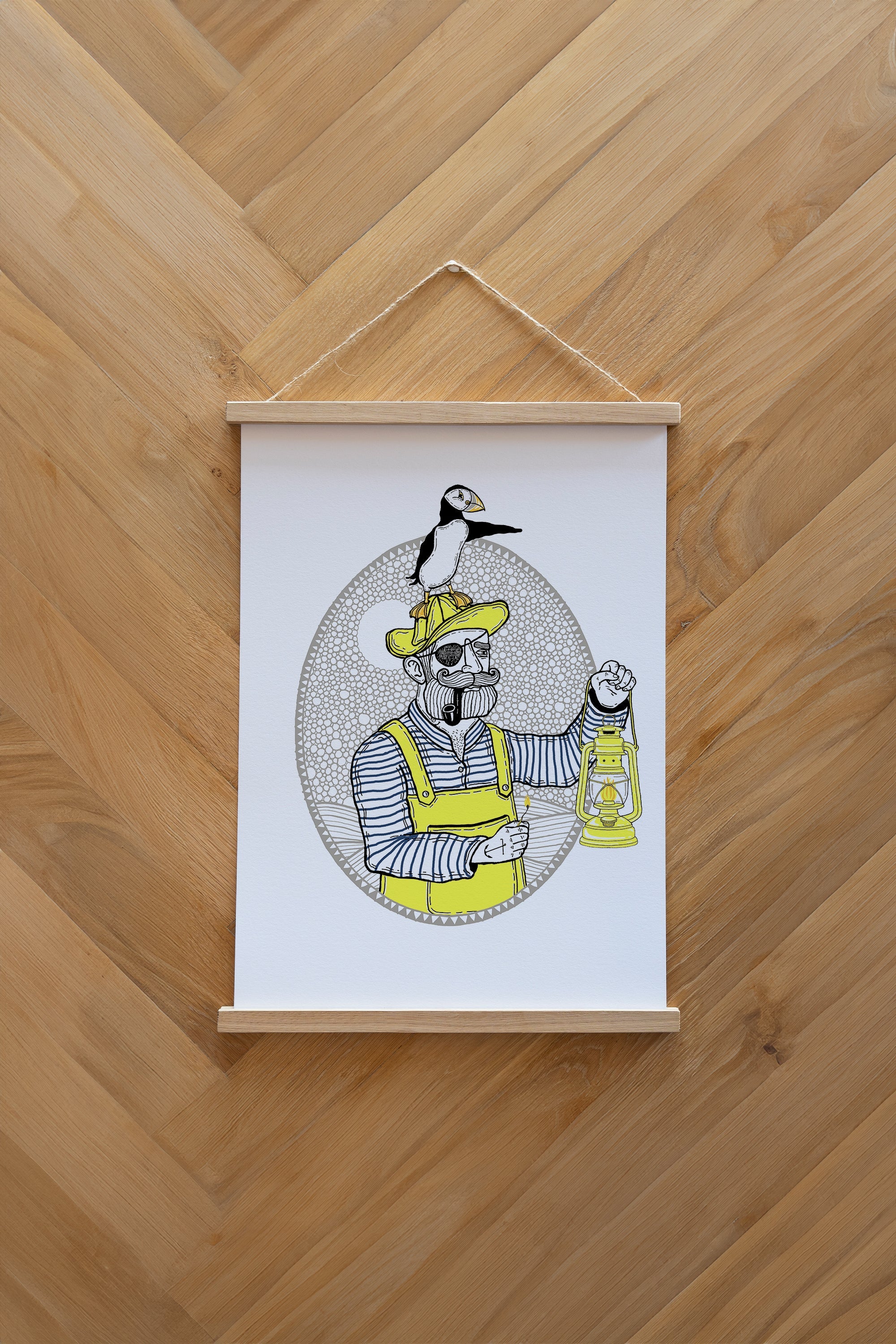 Light The Way Poster - White