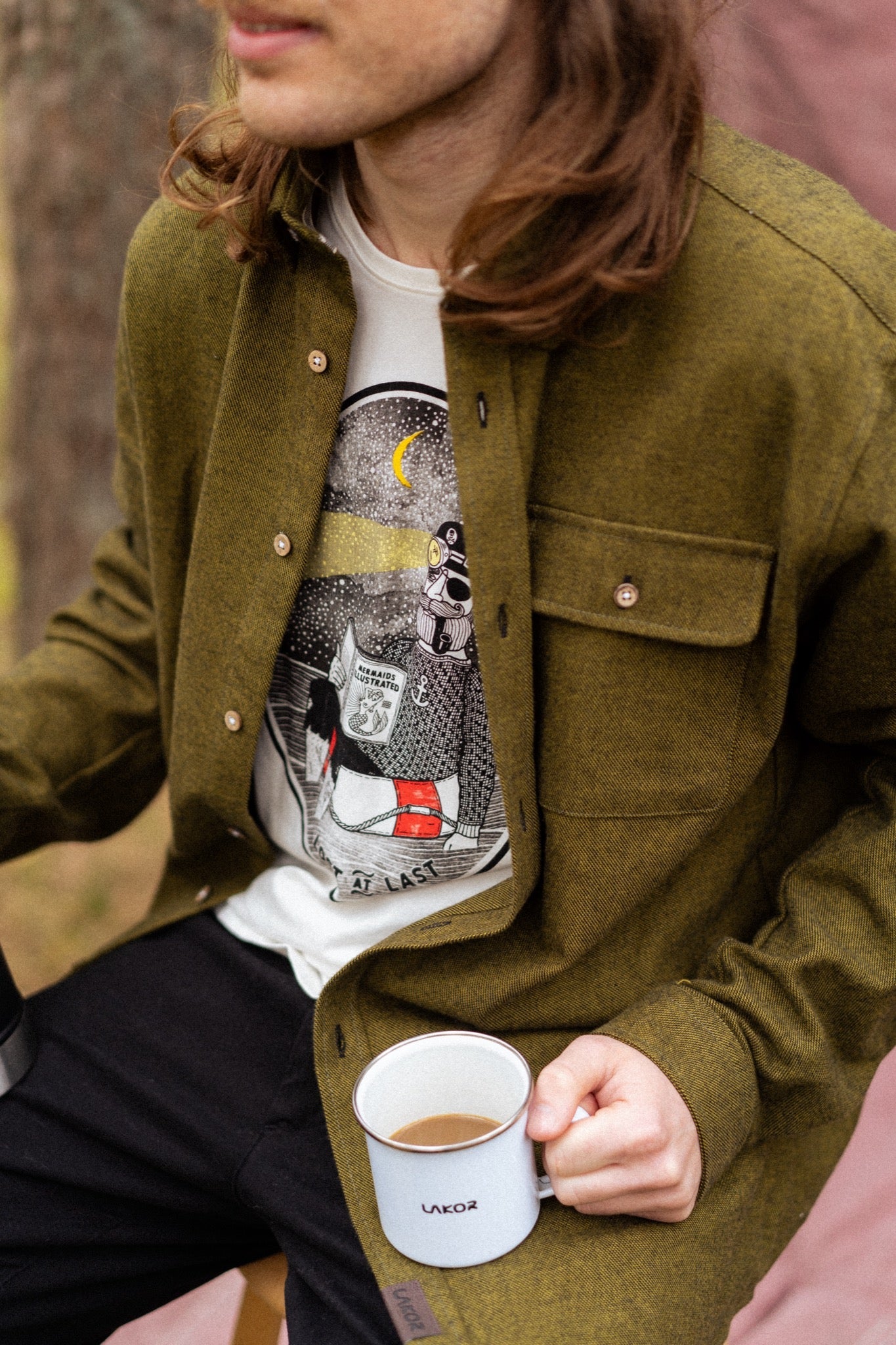 Lost at Last T-shirt - Star White | LAKOR