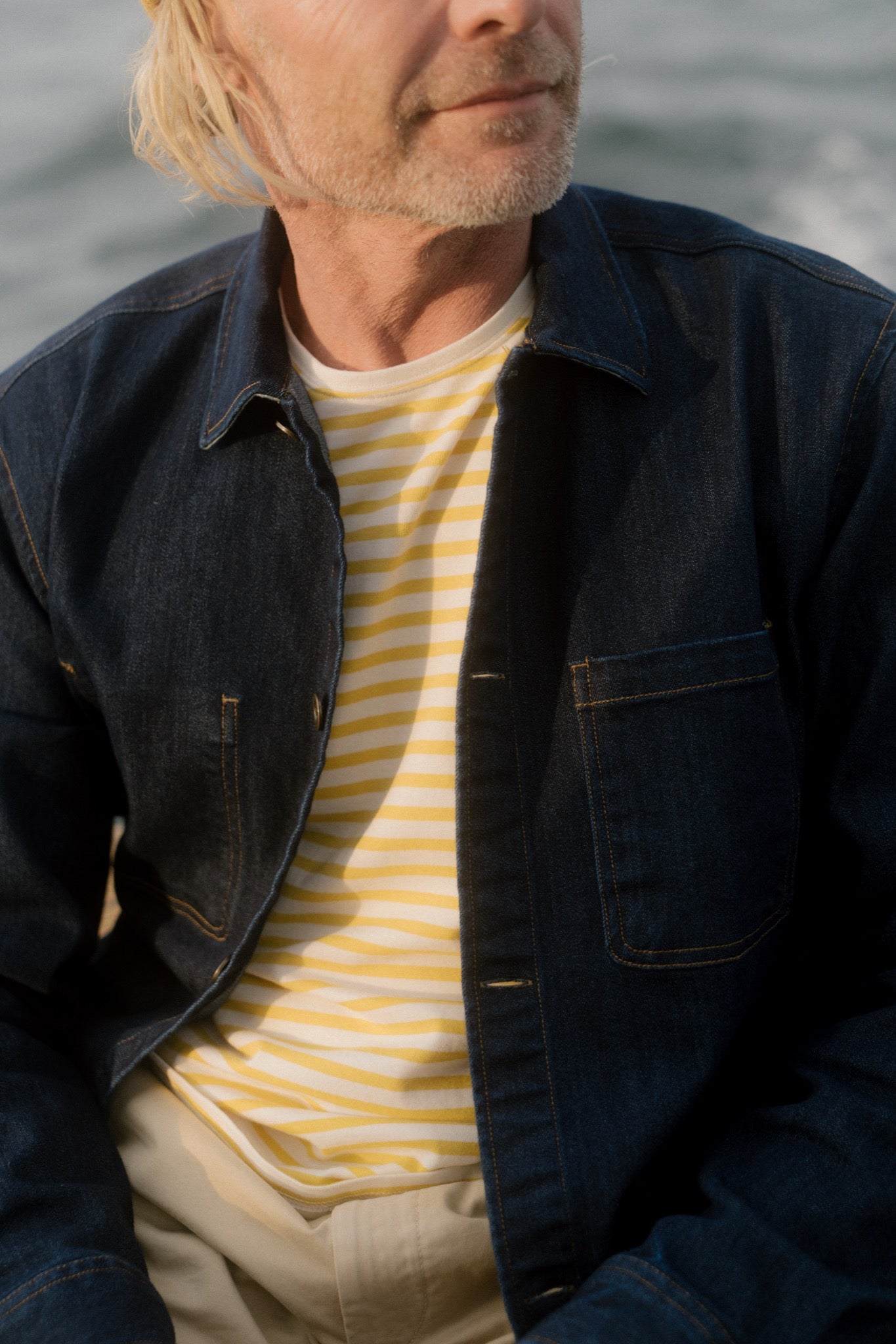 LAKOR Marine Denim Jacket Jacket Dark Blue