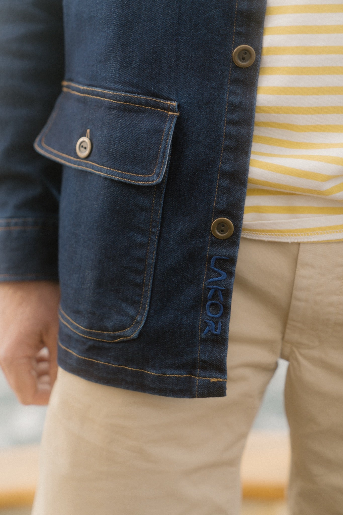 LAKOR Marine Denim Jacket Jacket Dark Blue