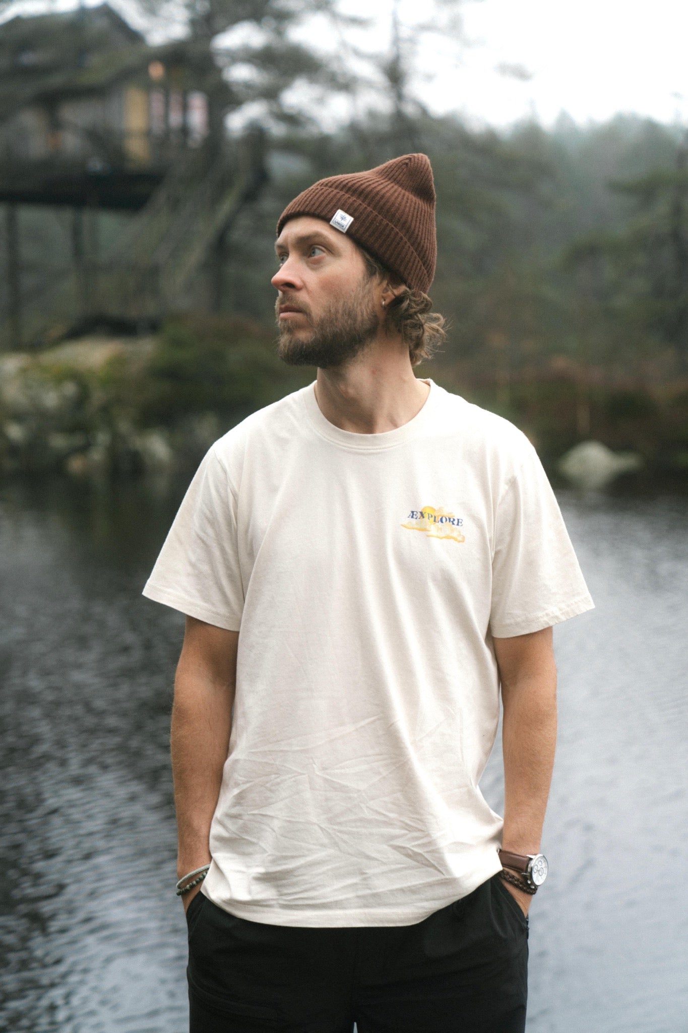 Merino Wool Beanie - Brown | LAKOR