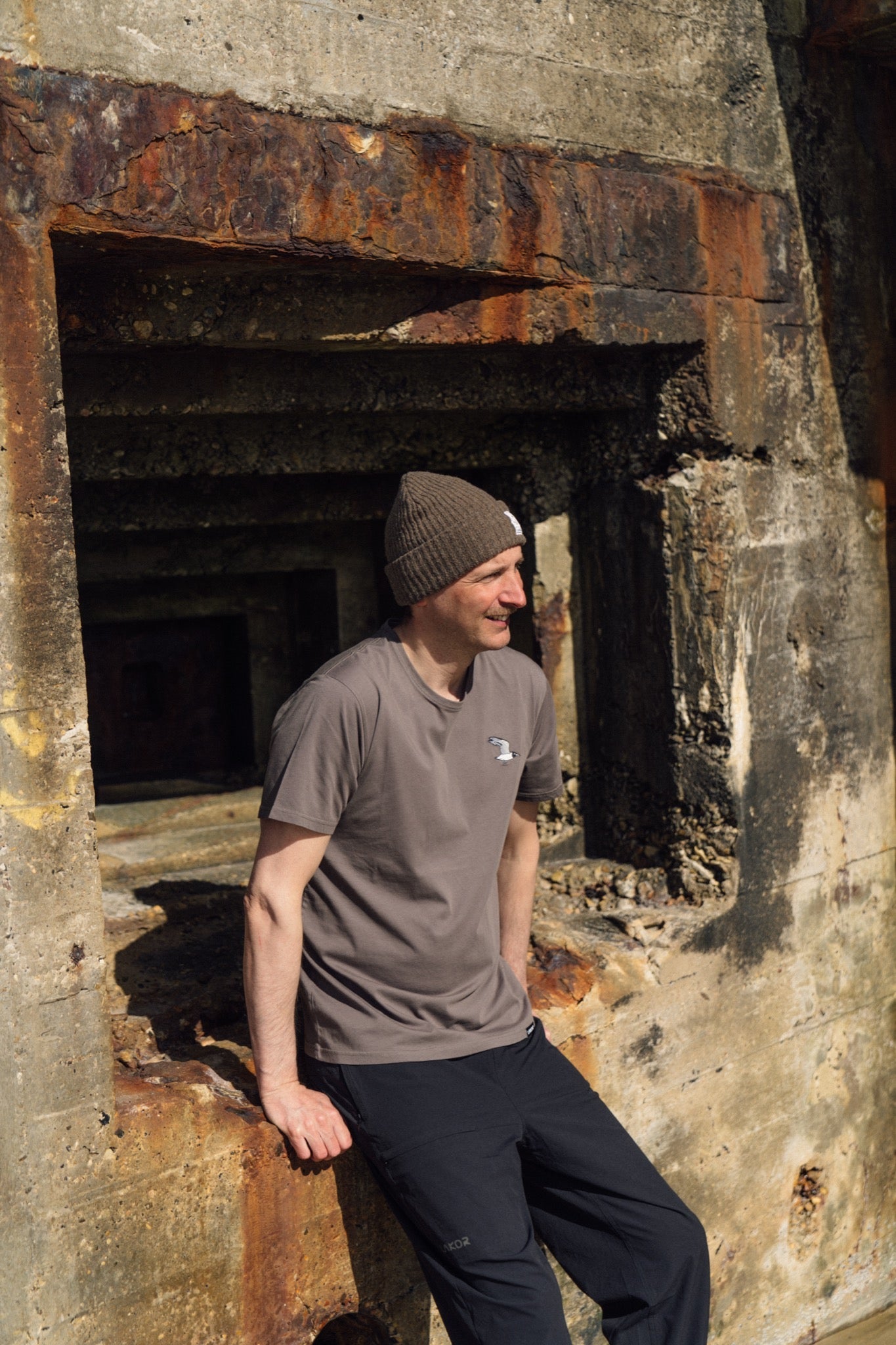 Mini Flying Seagull T-shirt - Morel