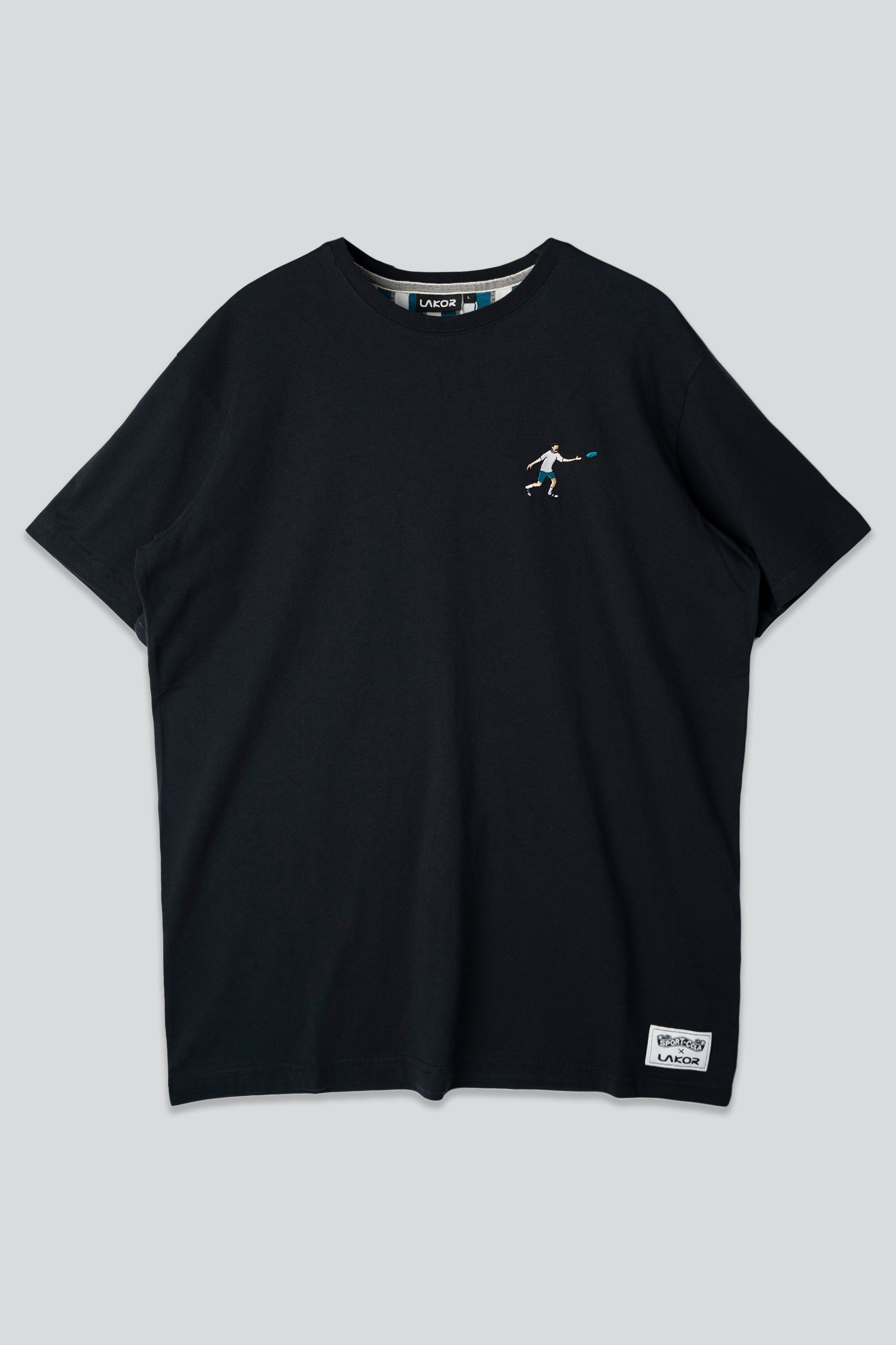 LAKOR Mini Frisbee Player T-shirt T-Shirt Moonless Night