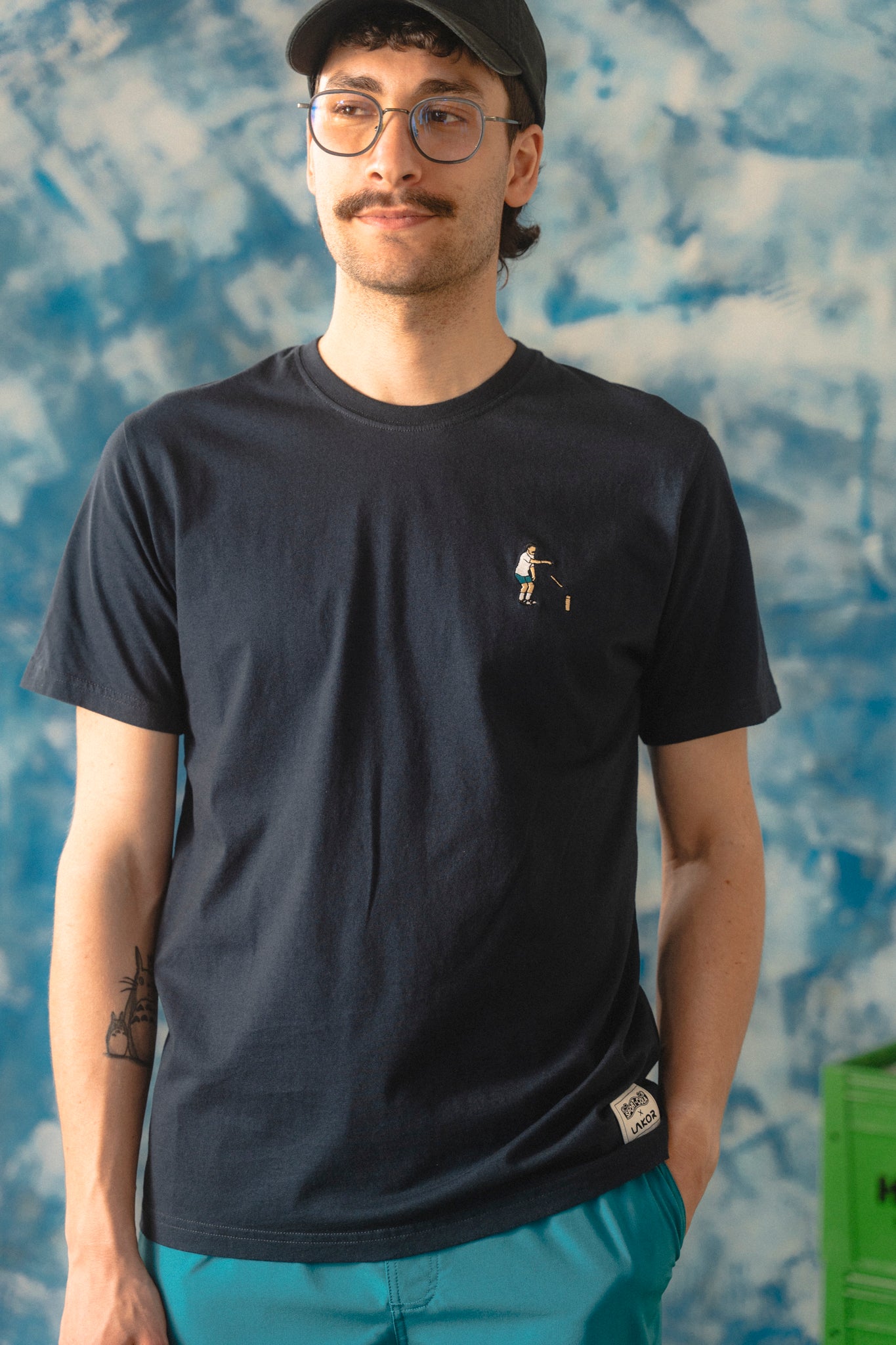 Mini Kubb Player T-shirt - Blueberry