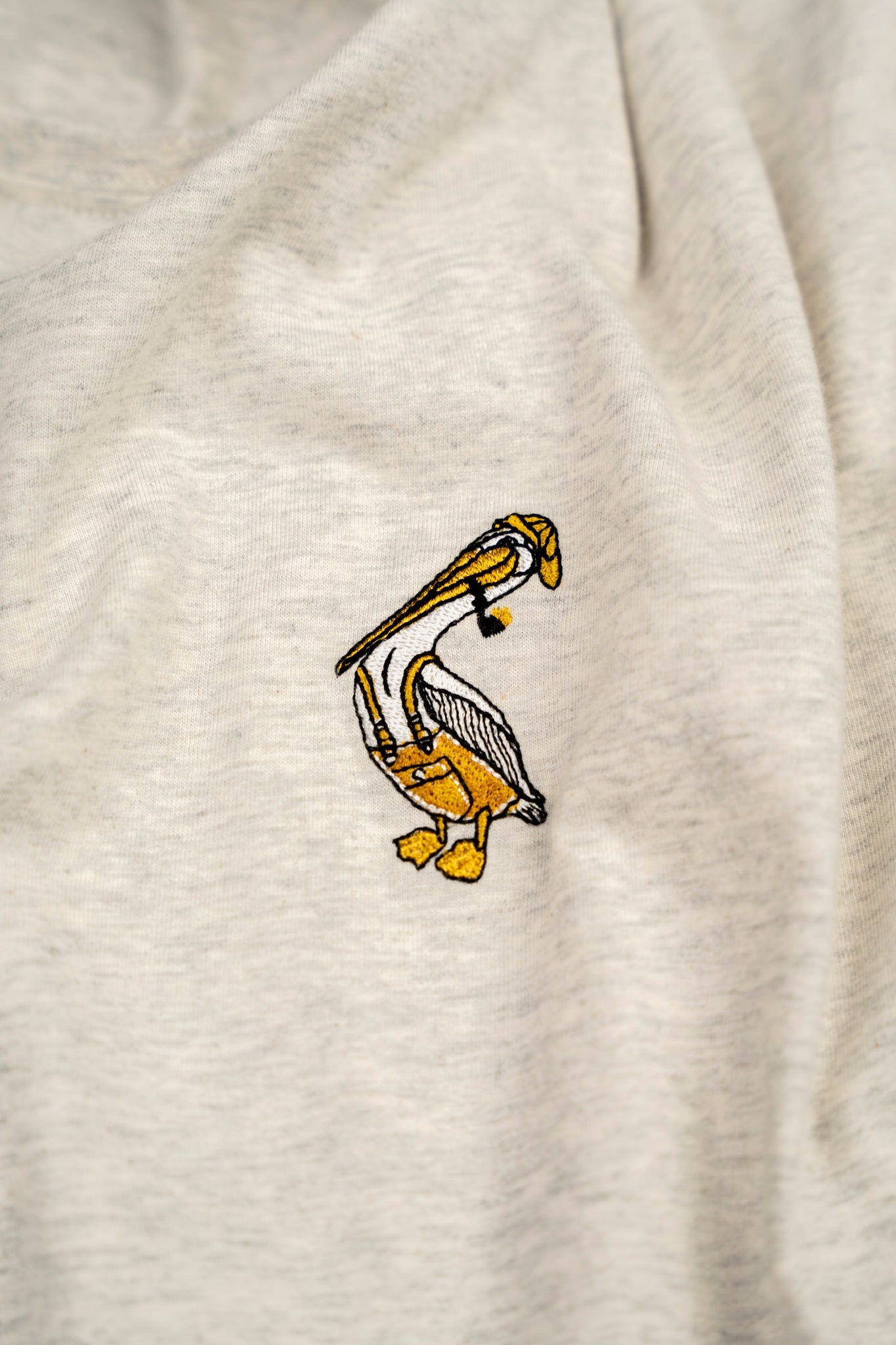 LAKOR Mini Pier Pelican T-shirt T-Shirt Oatmeal Melange