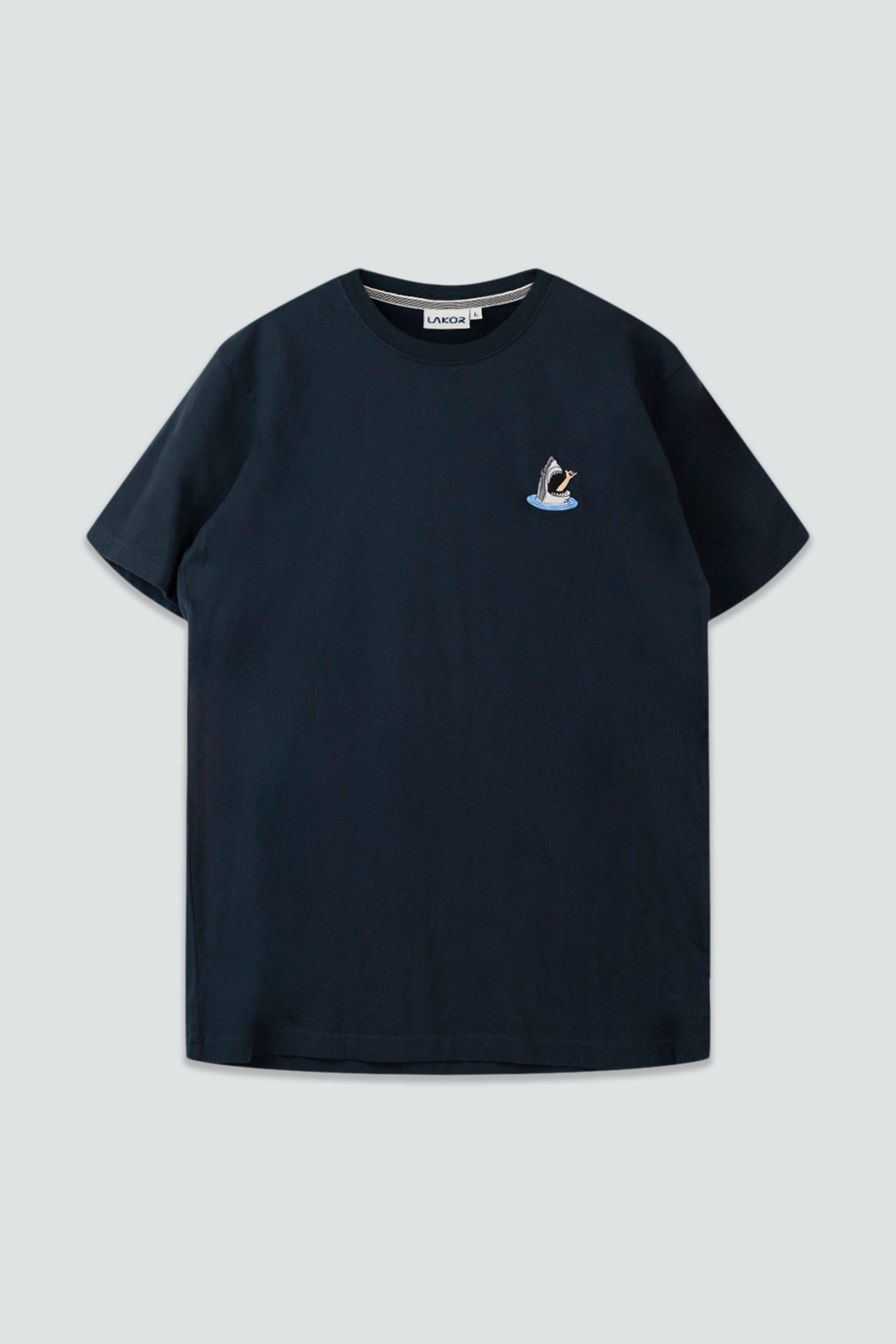 Mini Shark Shaka T-shirt - Blueberry | LAKOR