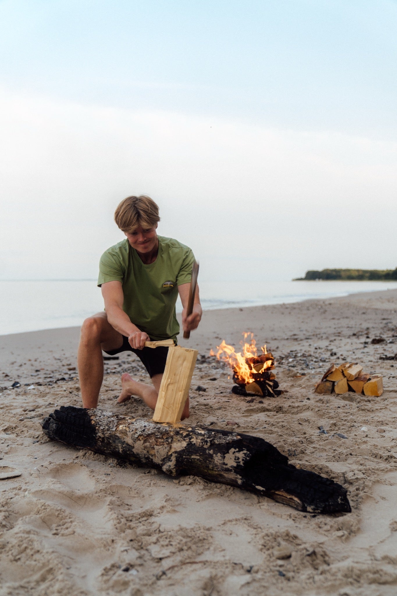 LAKOR Mini Sun Camper T-shirt T-Shirt Mosstone