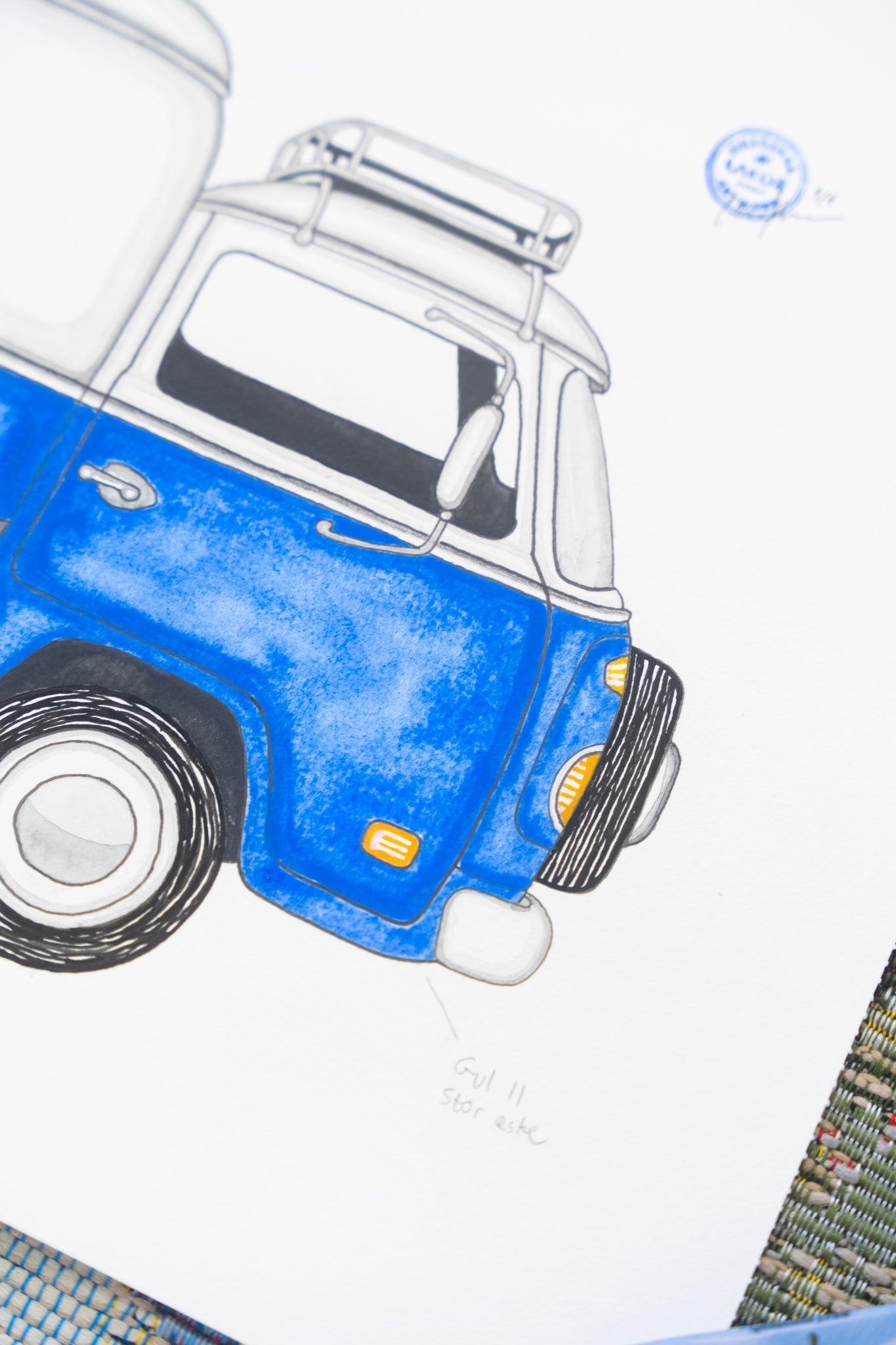 LAKOR Ocean Camper Original Poster White