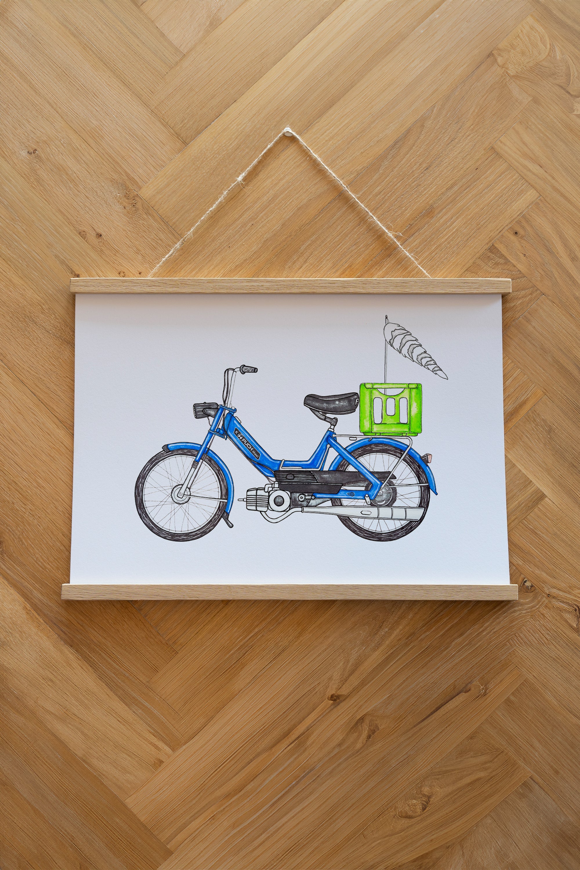 Ocean Maxi Poster - White