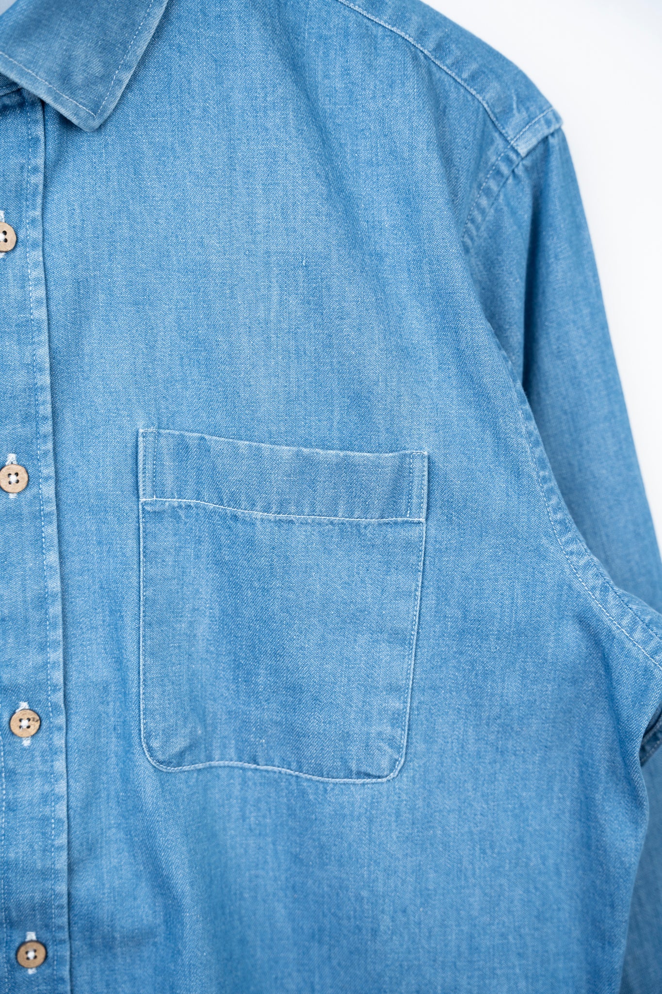 LAKOR Organic Denim Shirt Shirt Medium Blue