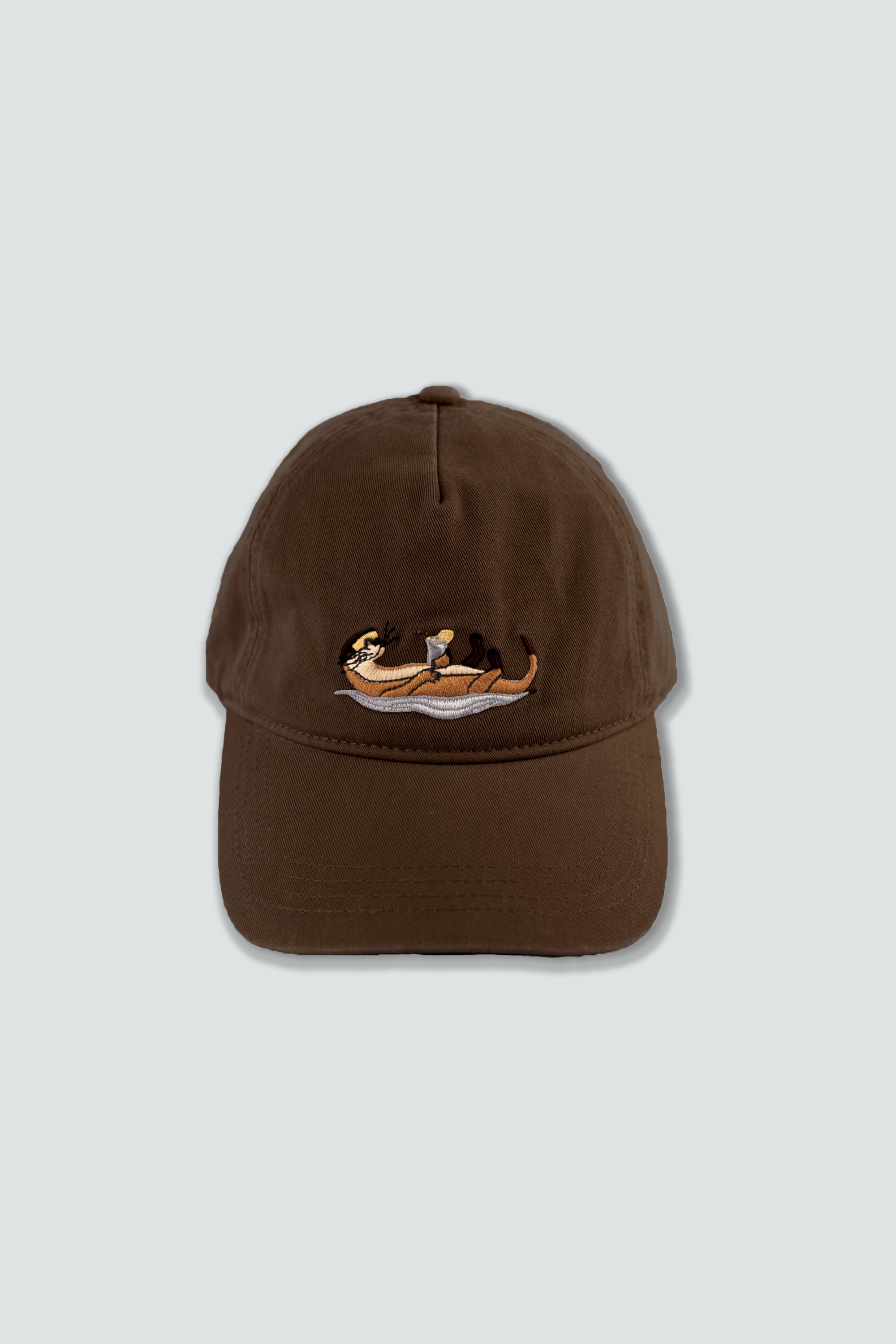 LAKOR Otter Vacation Baseball Cap Headwear Brown