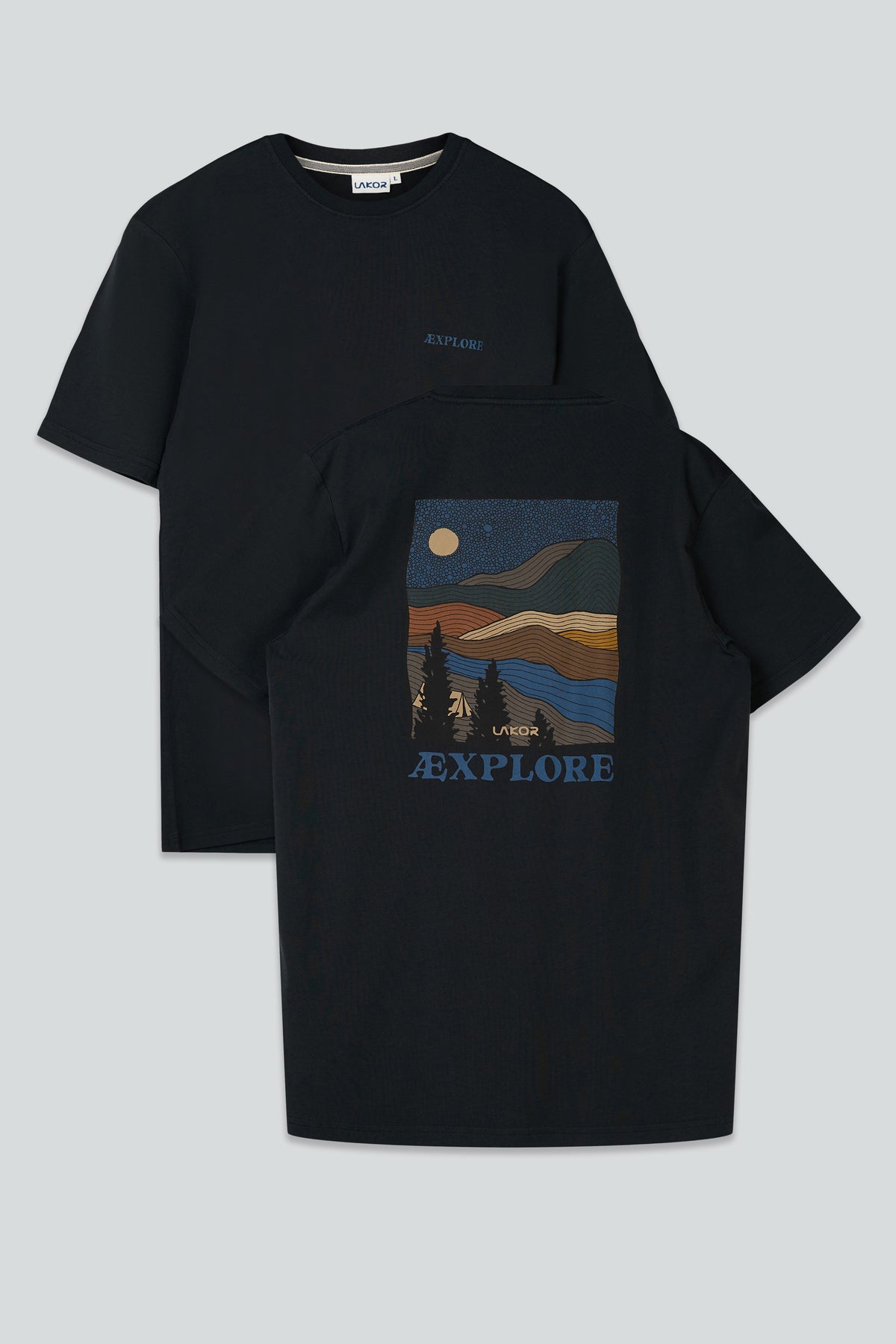 LAKOR Out There T-shirt T-Shirt Moonless Night