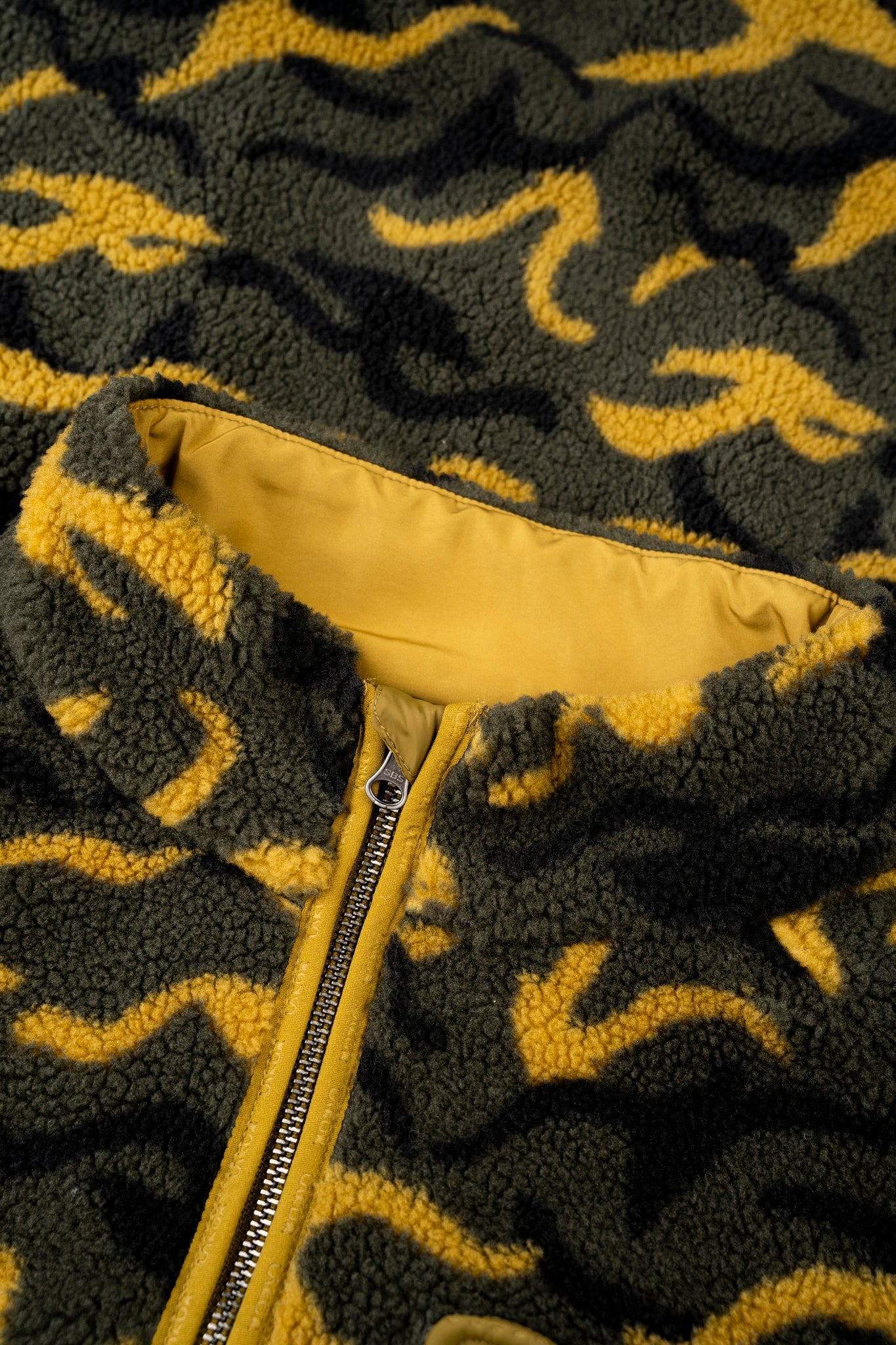 Ovis Teddy Fleece Jacket - Drip Stop Seagull Camo