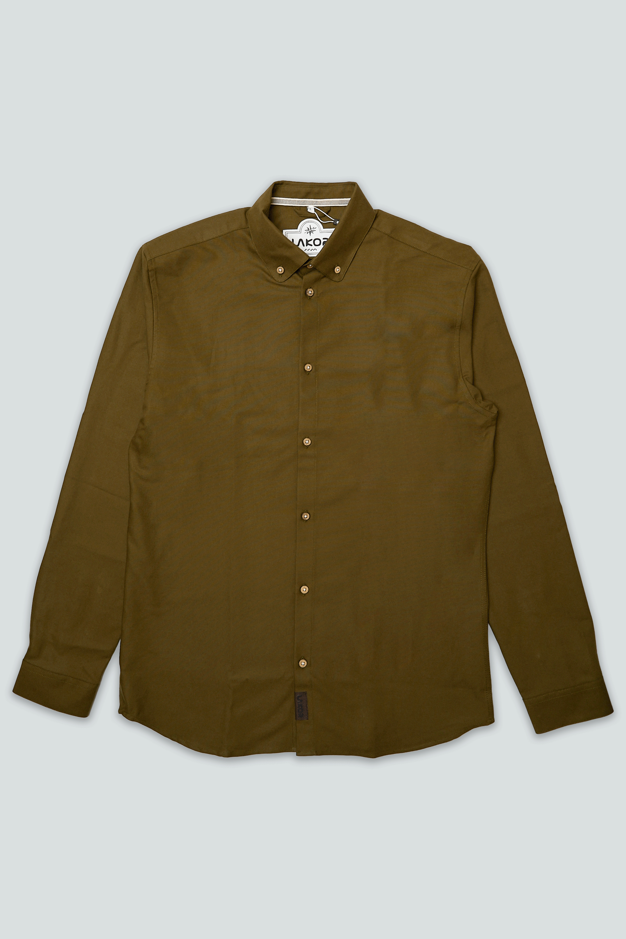 LAKOR Oxford Shirt Shirt Fir Green