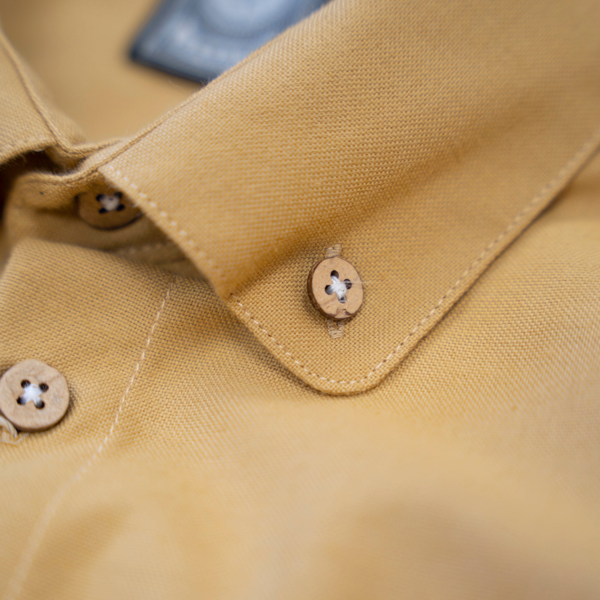 LAKOR Oxford Short Sleeve Short Sleeve Shirt Khaki