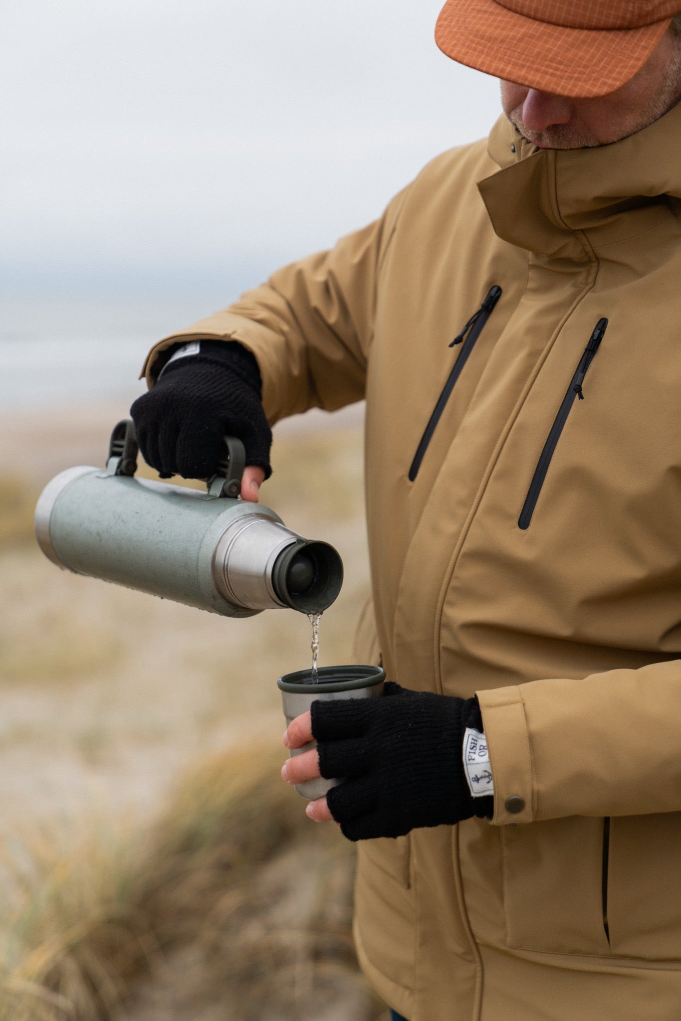 Parka Jacket - Dull Gold | LAKOR