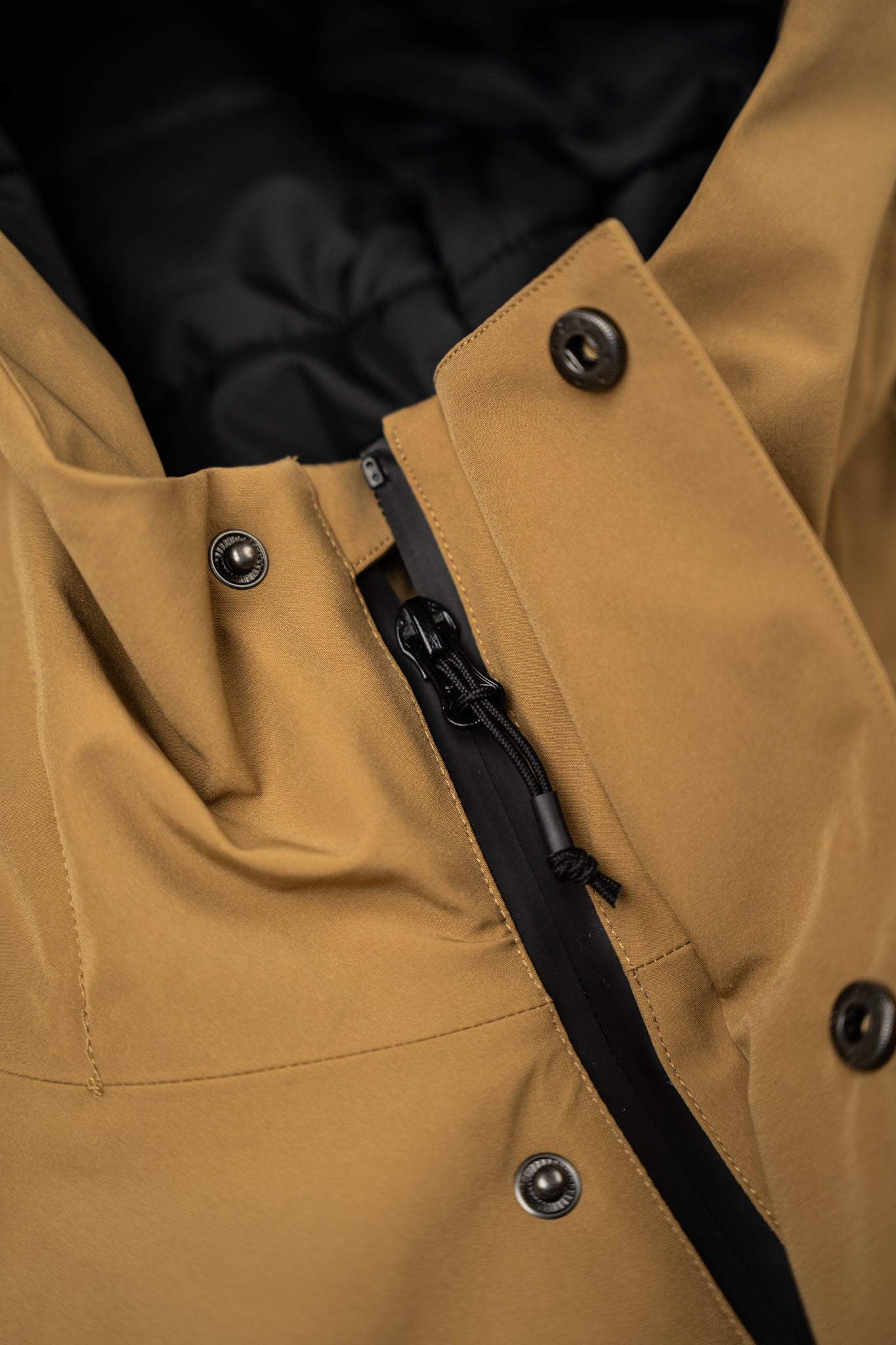Parka Jacket - Dull Gold | LAKOR