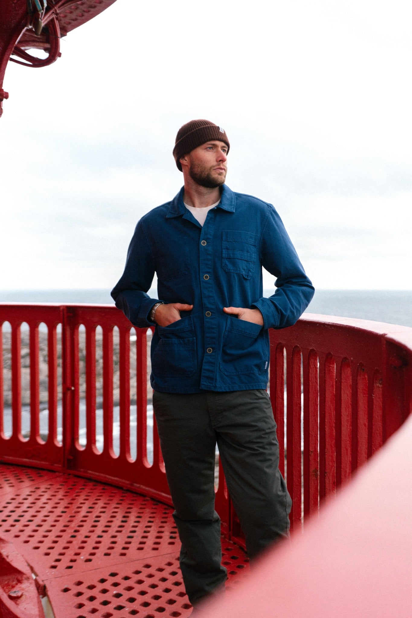 LAKOR Peddler Work Shirt Overshirt Insignia Blue