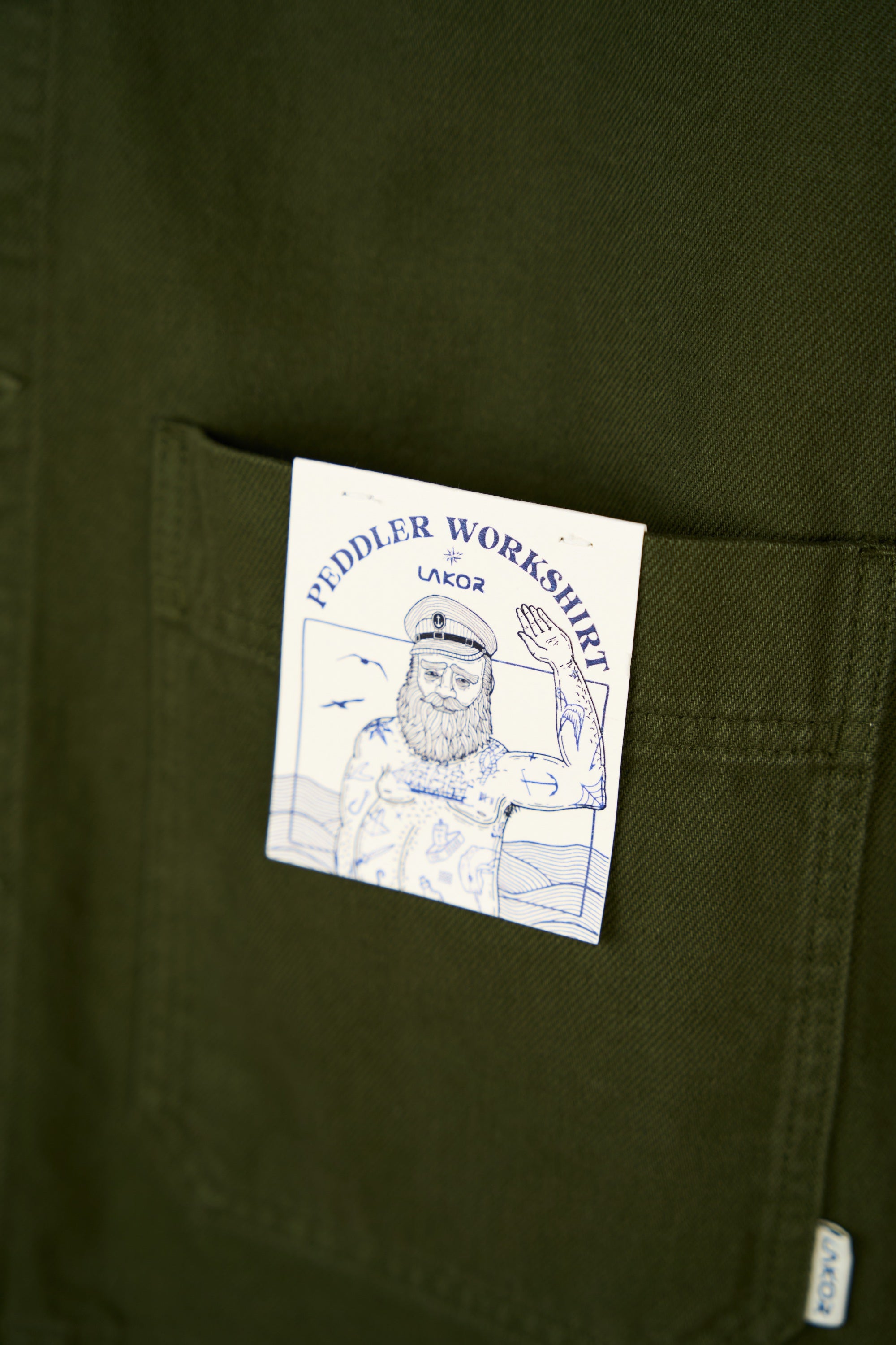 LAKOR Peddler Work Shirt Overshirt Riffle Green