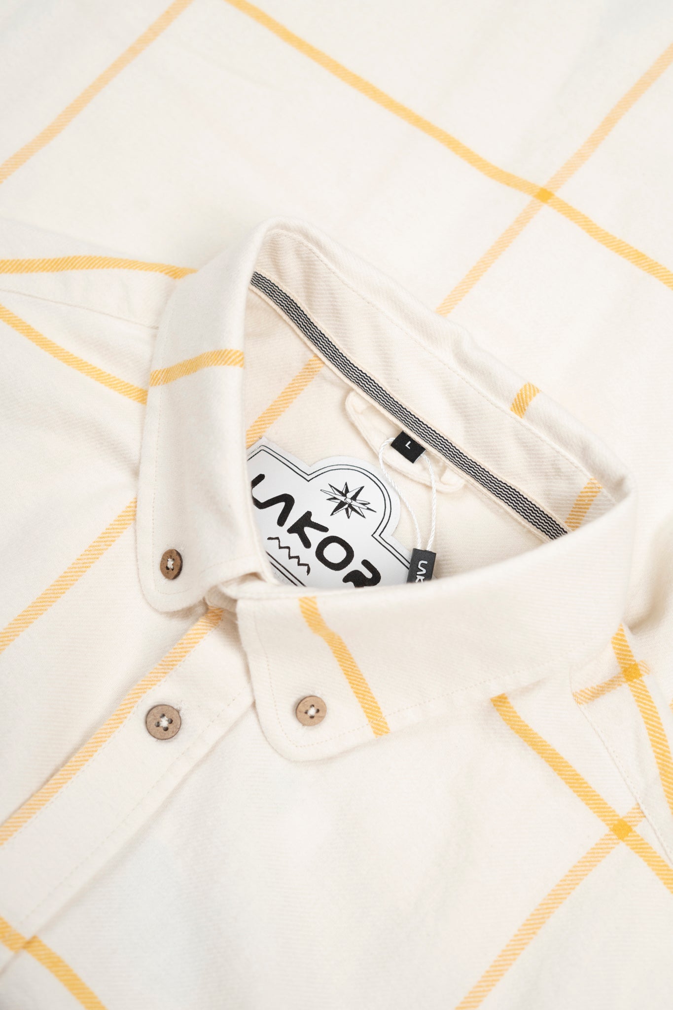 LAKOR Picnic Shirt Shirt Yolk Yellow