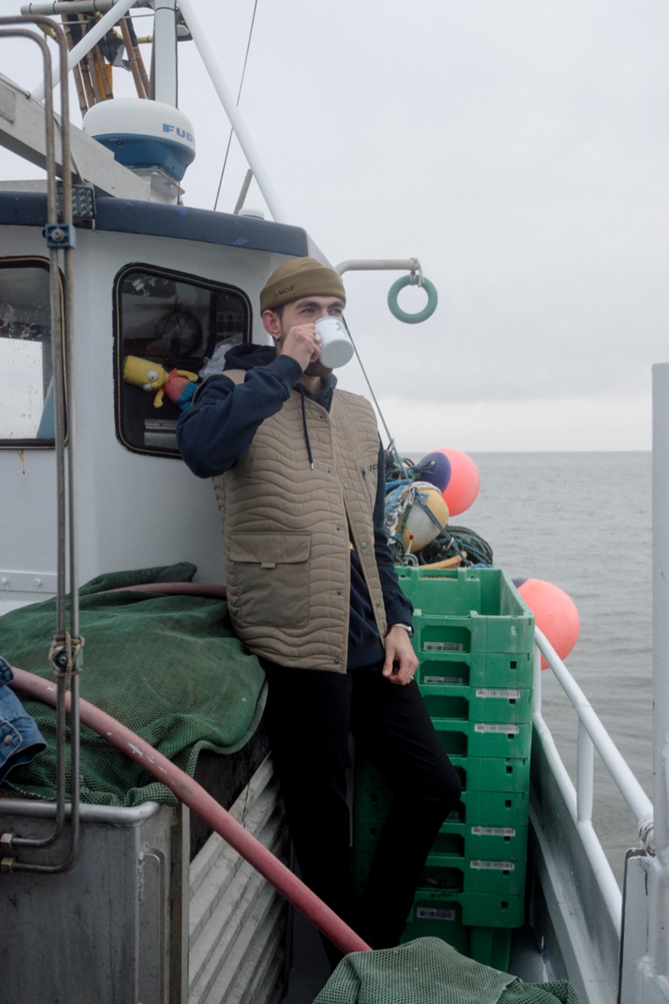 LAKOR Pier Pelican Hoodie Sweatshirt Blueberry