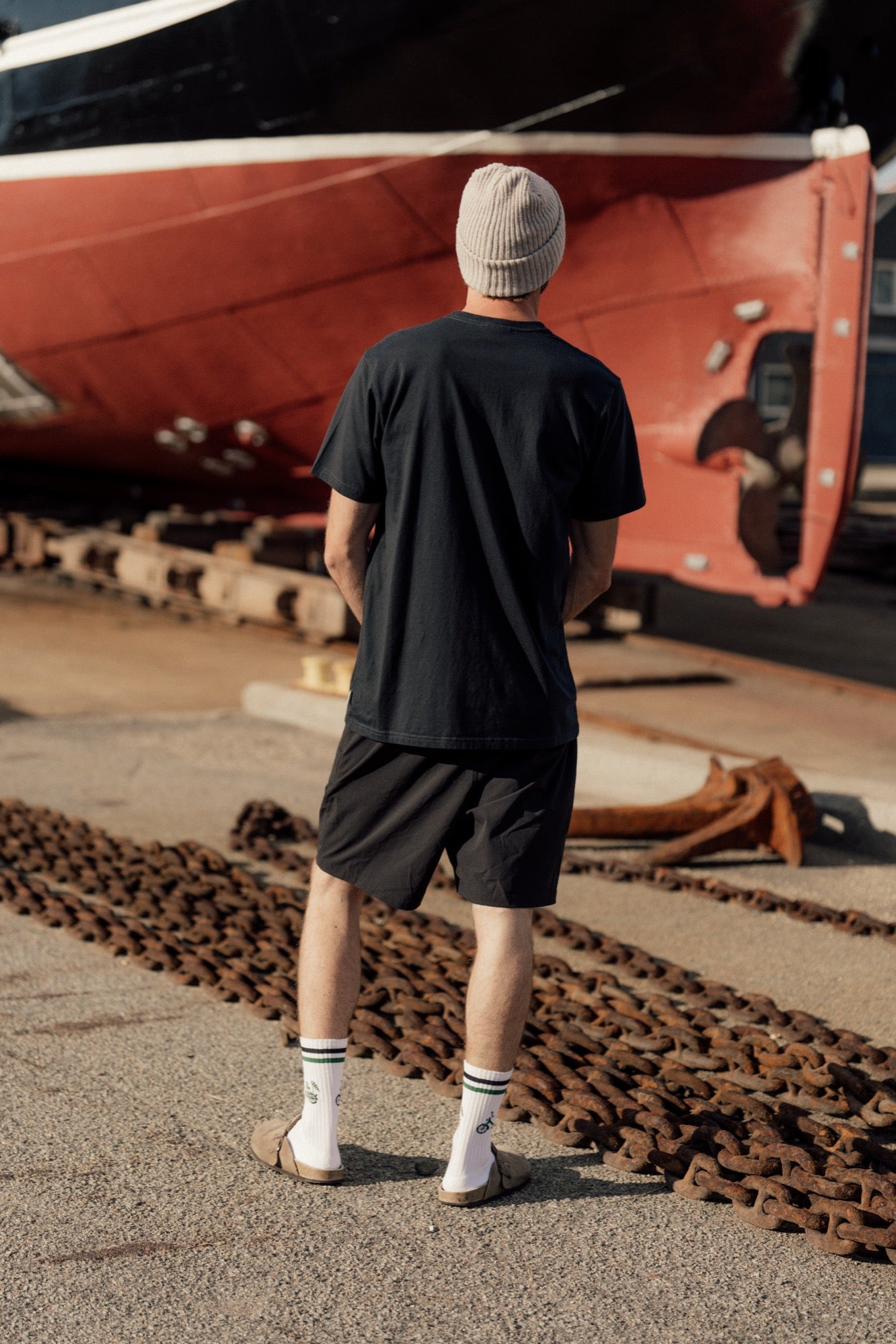 LAKOR Red Maxi T-shirt T-Shirt Moonless Night