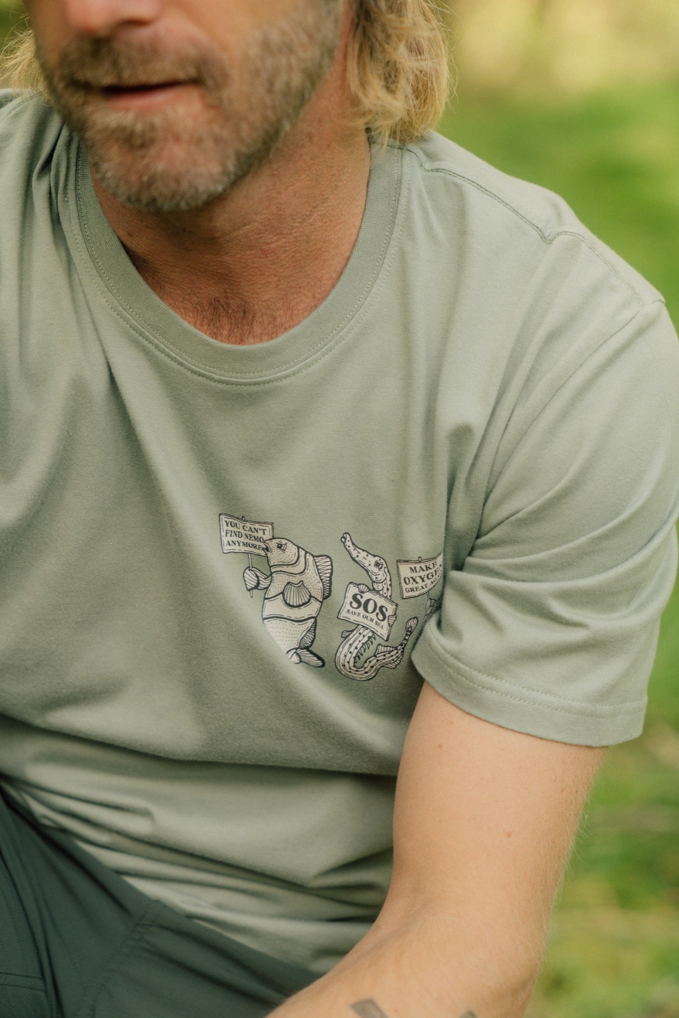 LAKOR Reel Fish Demo T-shirt T-Shirt Sea Spray