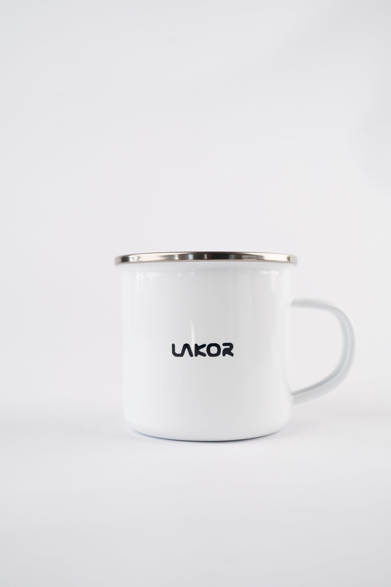 Road Trippin' Rhythms Enamel Mug - White