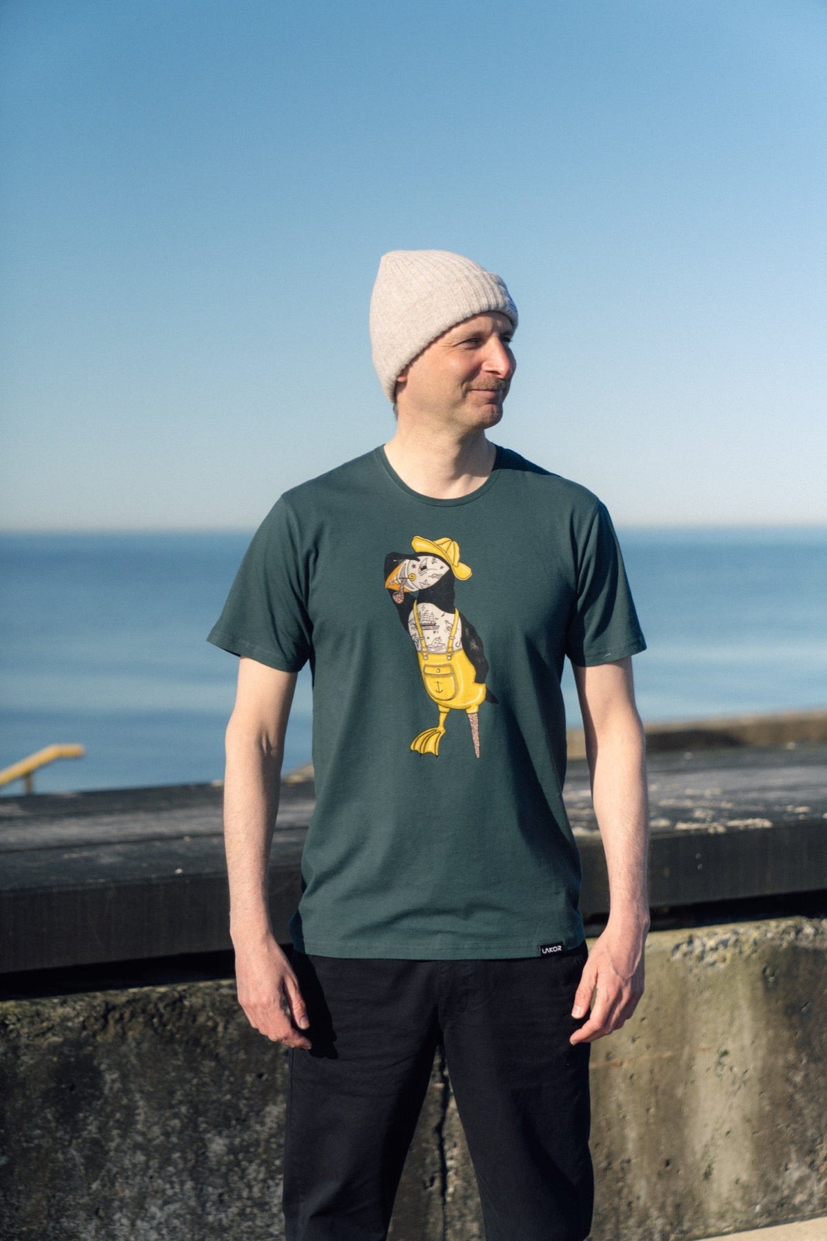 LAKOR Sea Parrot Seaman T-shirt T-Shirt Green Gables