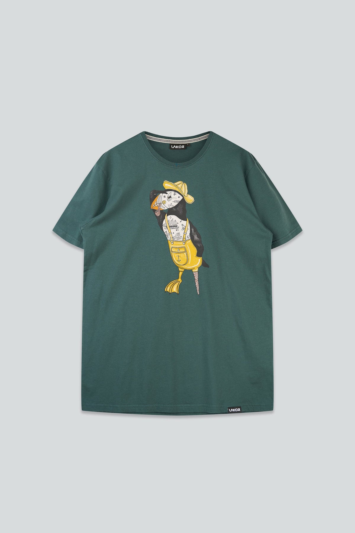 LAKOR Sea Parrot Seaman T-shirt T-Shirt Green Gables