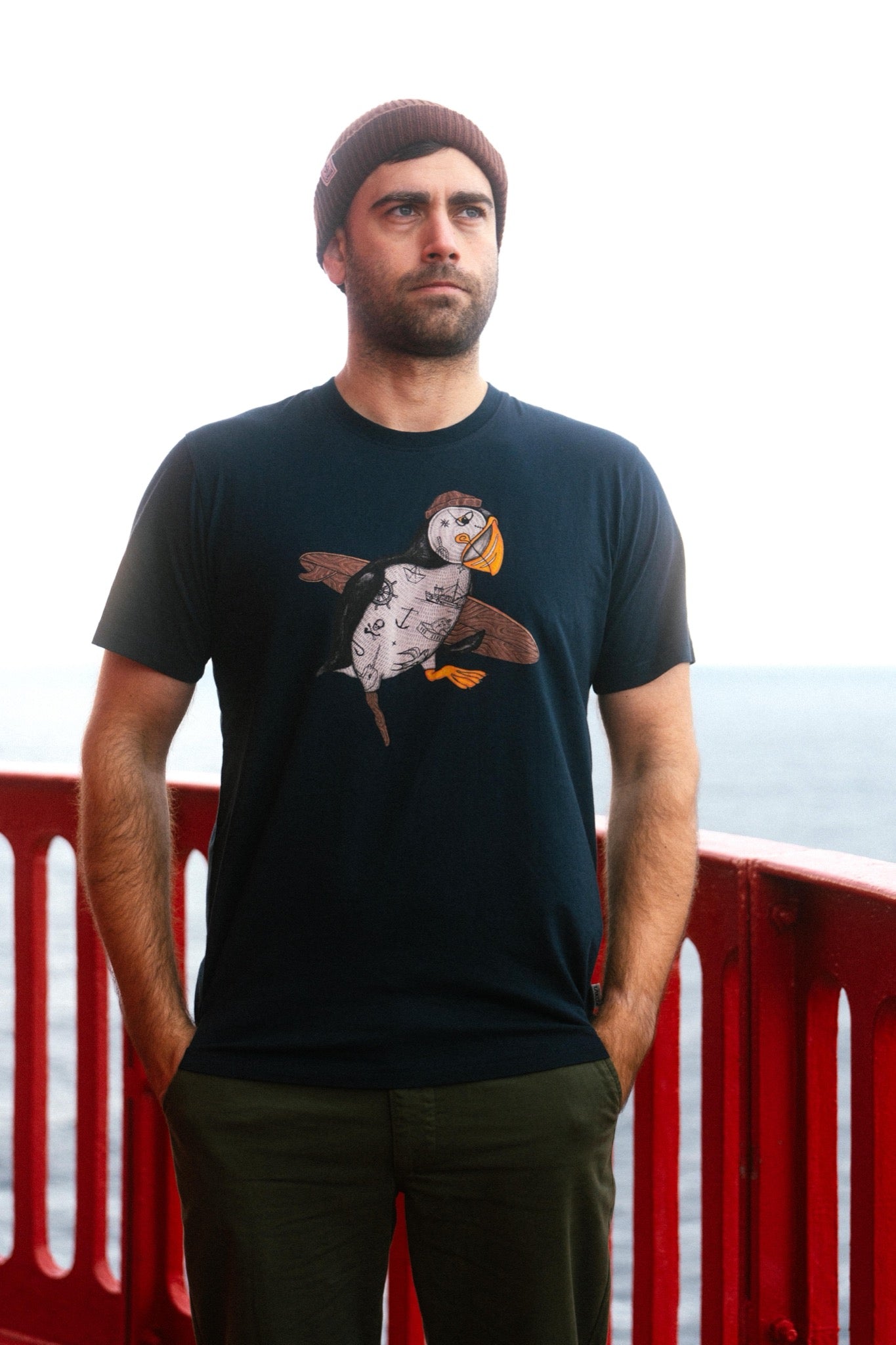 LAKOR Sea Parrot Surf T-shirt T-Shirt Blueberry