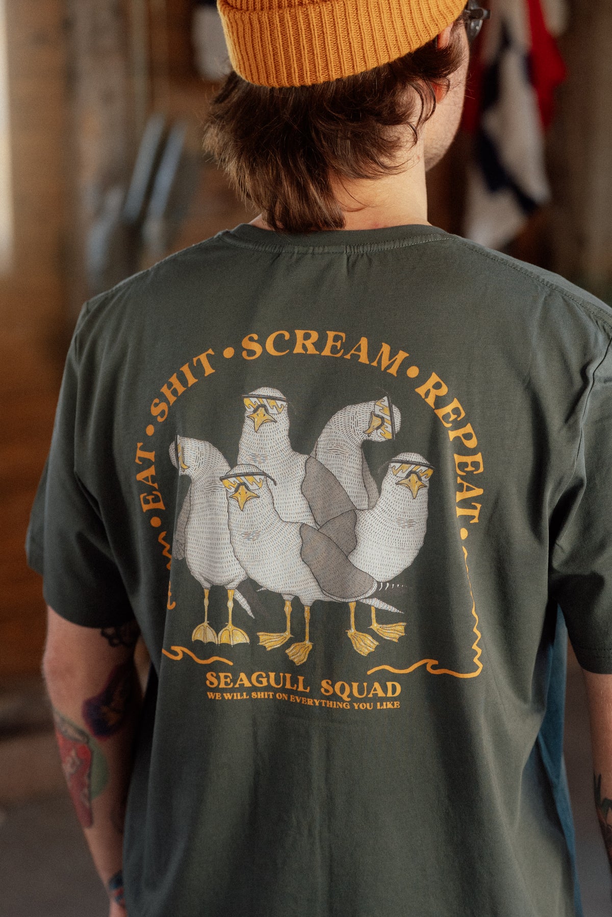 LAKOR Seagull Squad Back T-shirt T-Shirt Urban Chic