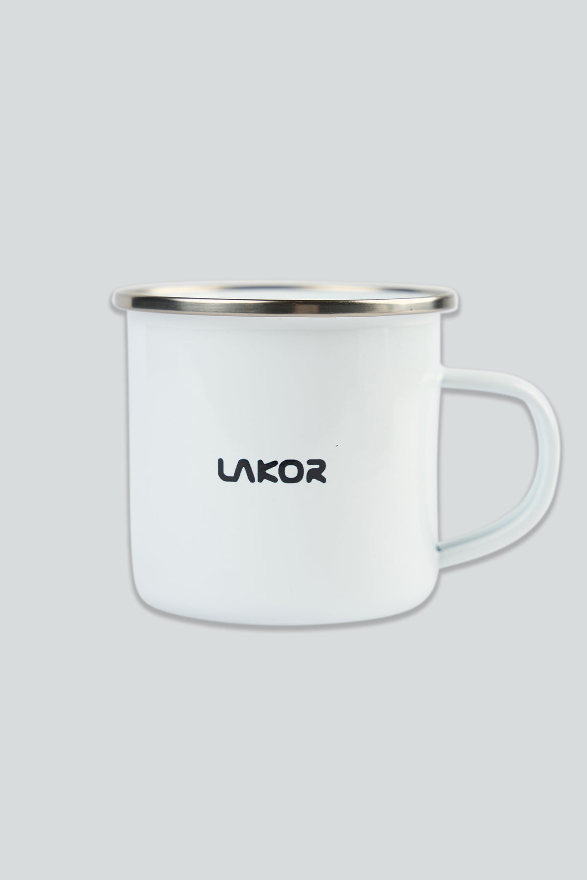 LAKOR Seagull Squad Emaljekrus Mug White