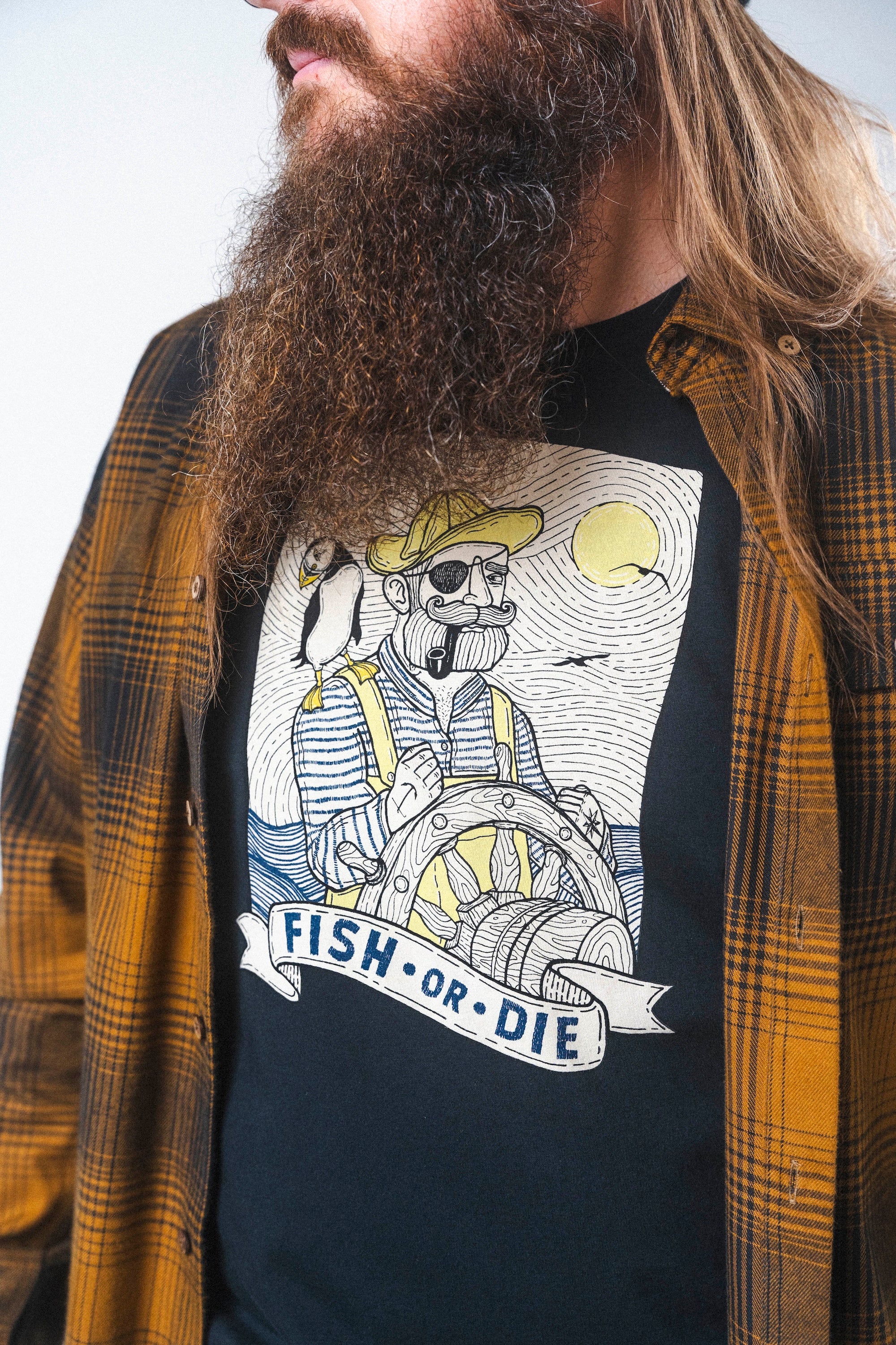 LAKOR Seaparrot & Shipster T-shirt T-Shirt Moonless Night