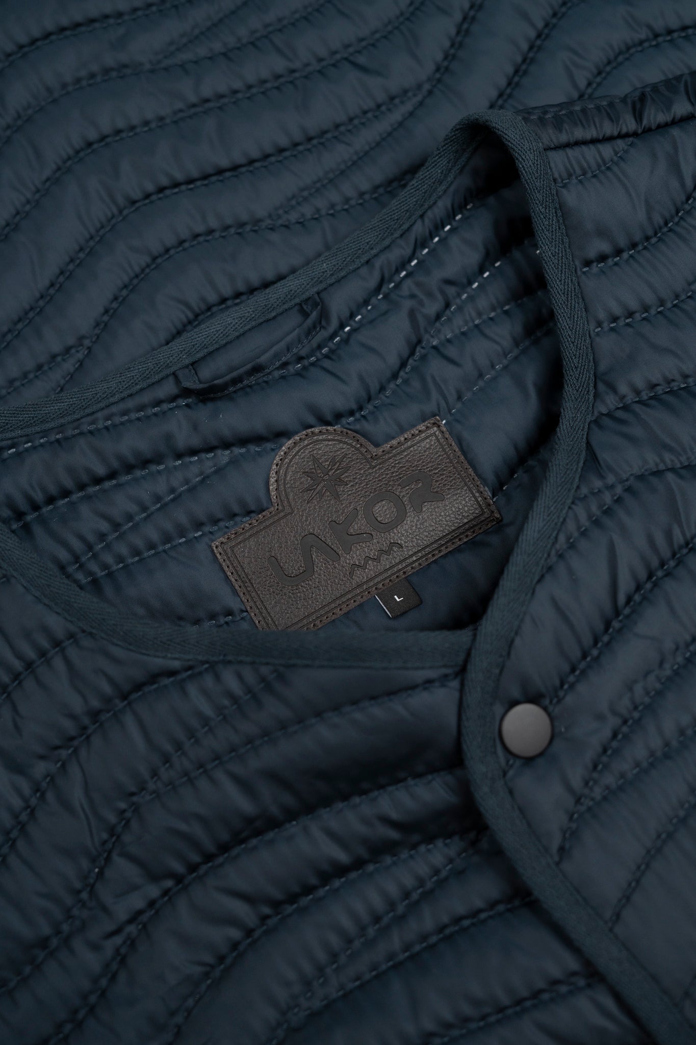 LAKOR Seaway Quilted Vest Jacket Blueberry
