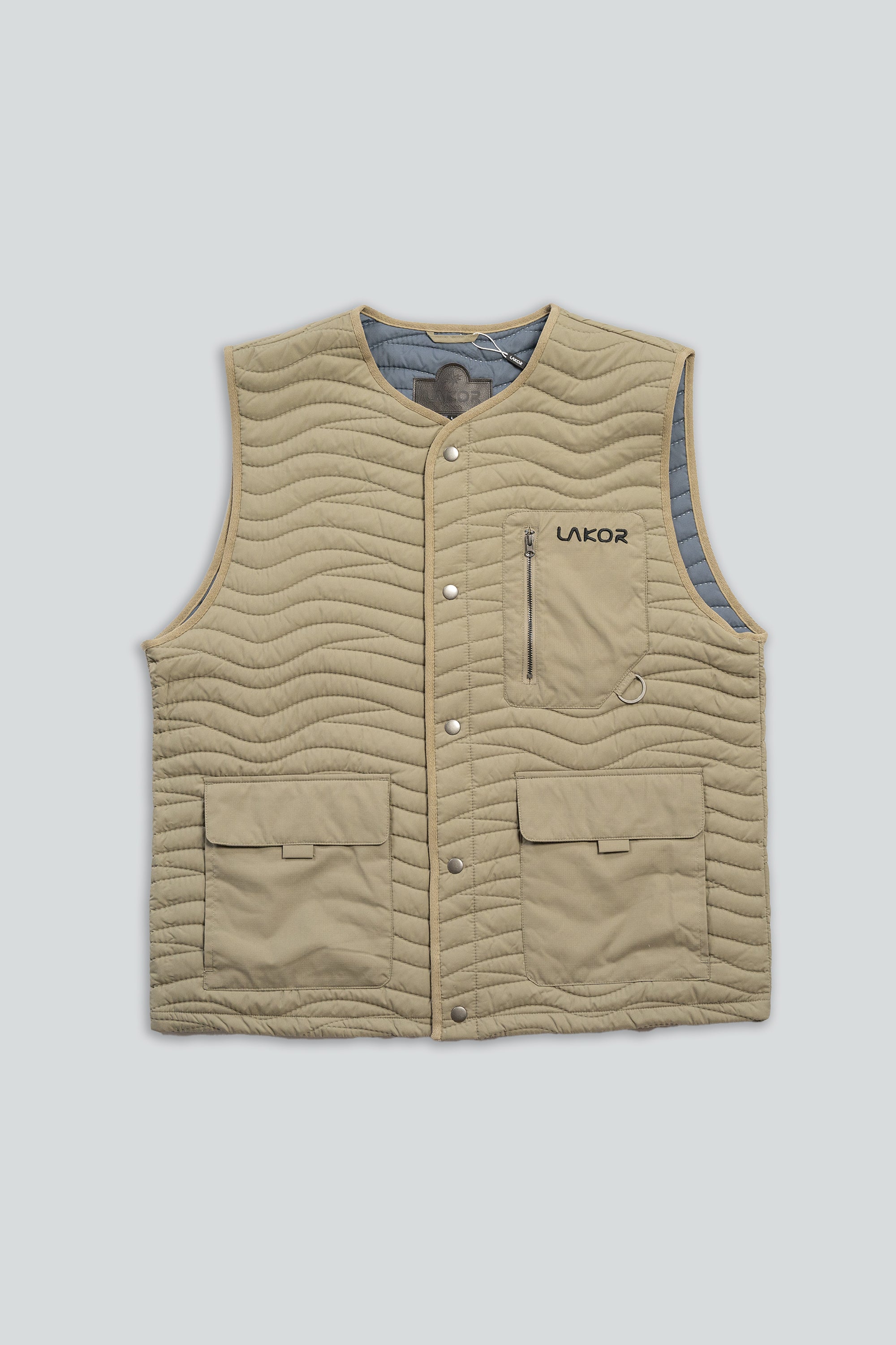 LAKOR Seaway Quilted Vest Jacket Fallen Rock