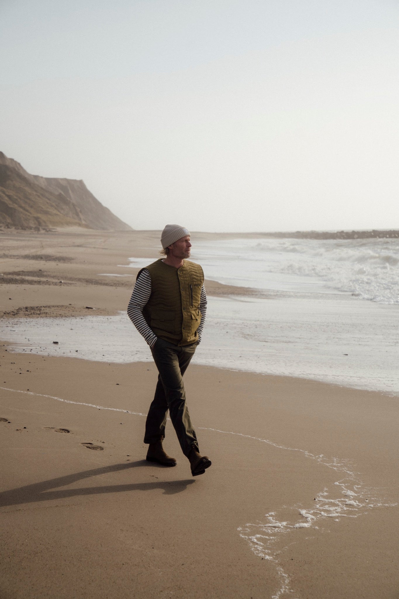 Seaway Quilted Vest - Fir Green