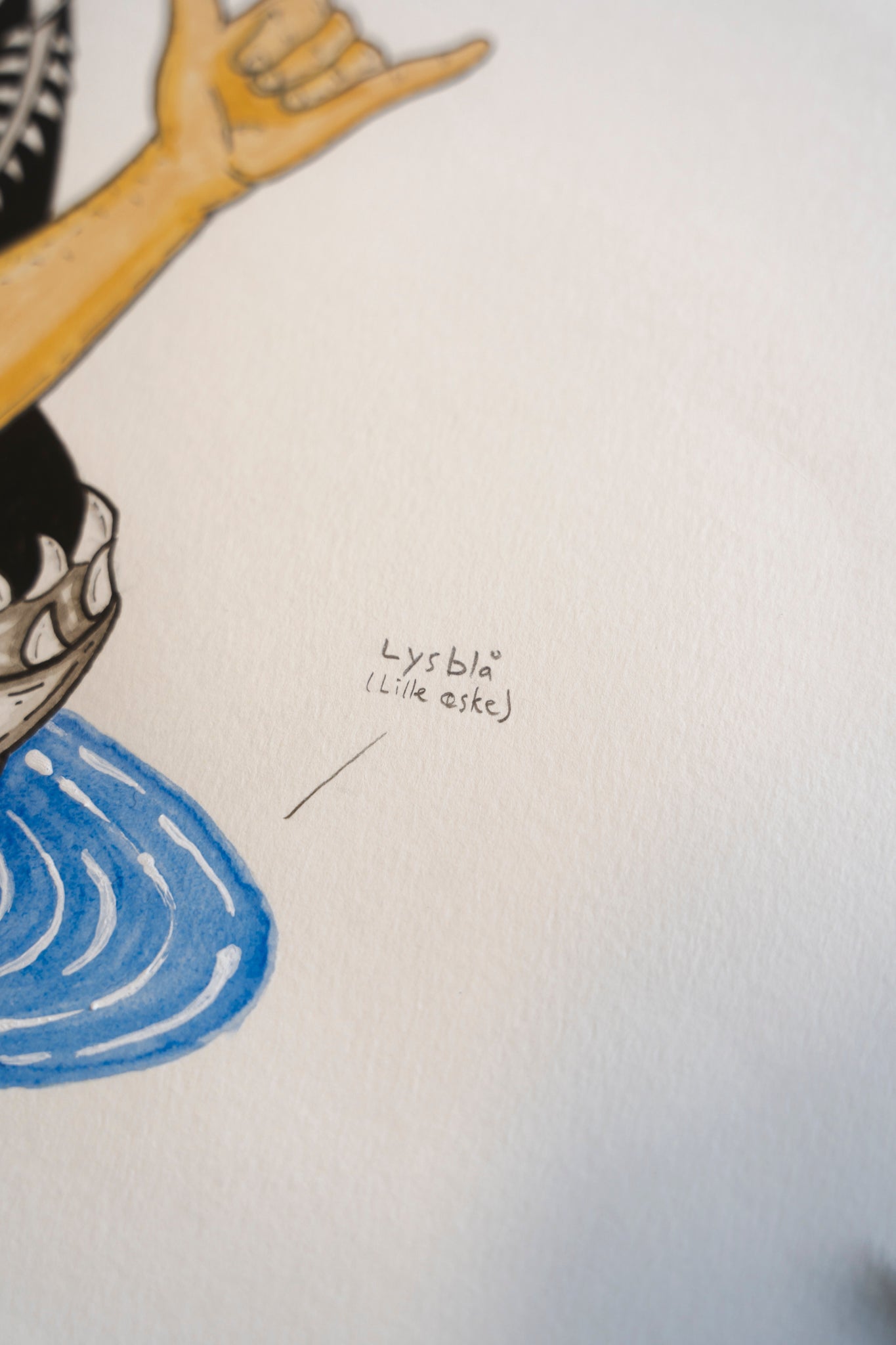 LAKOR Shark Shaka Original Poster White