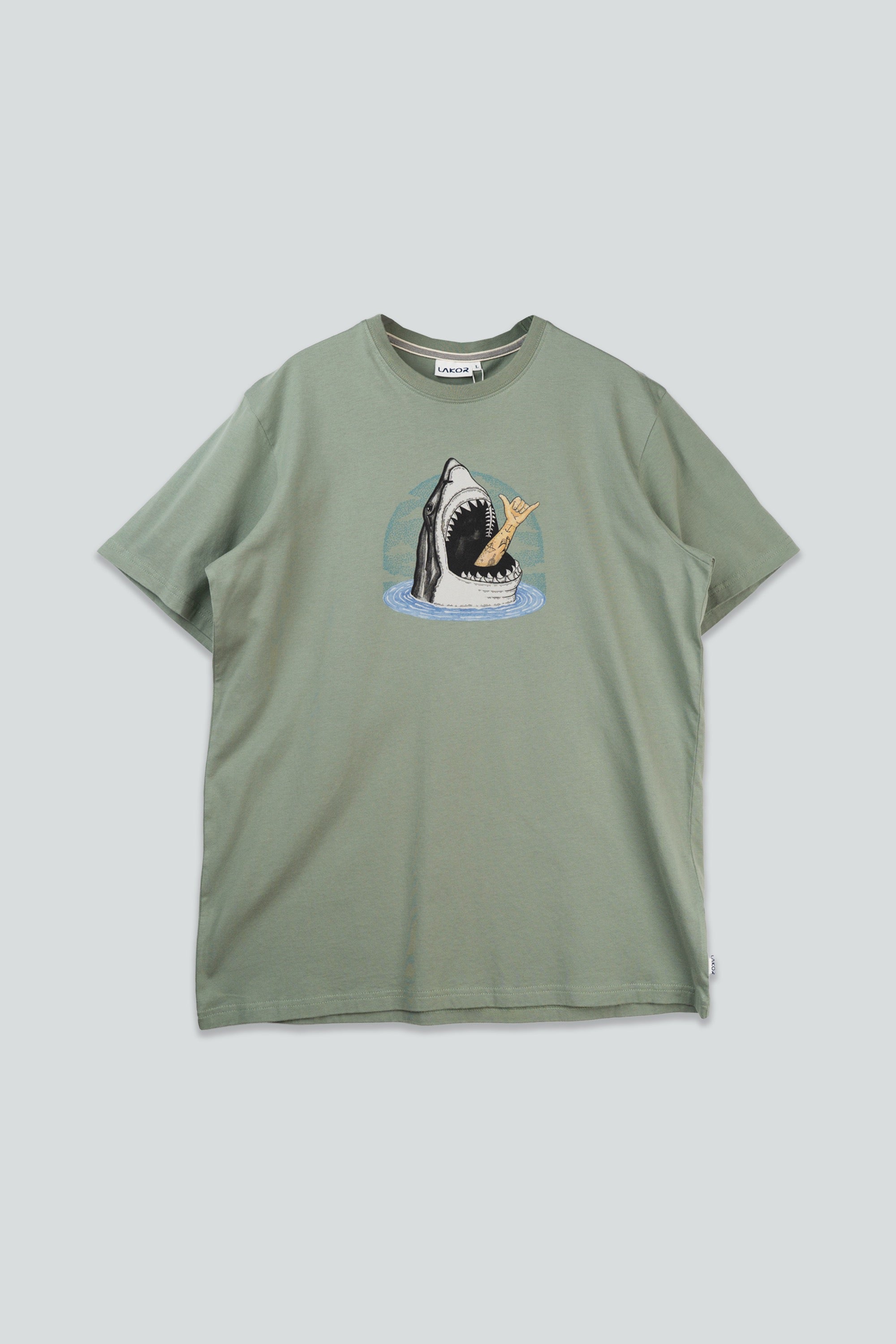 LAKOR Shark Shaka T-shirt T-Shirt Sea Spray