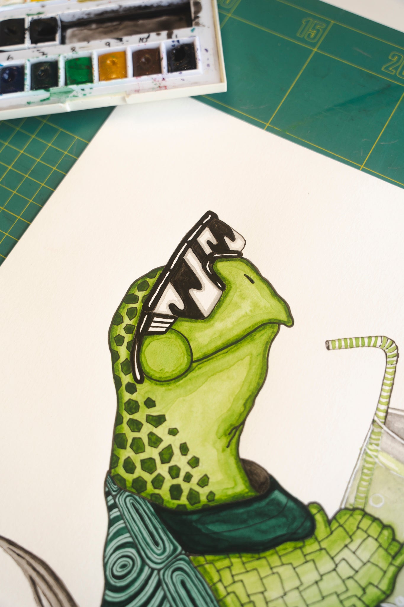 LAKOR Slow Flow Original Poster White